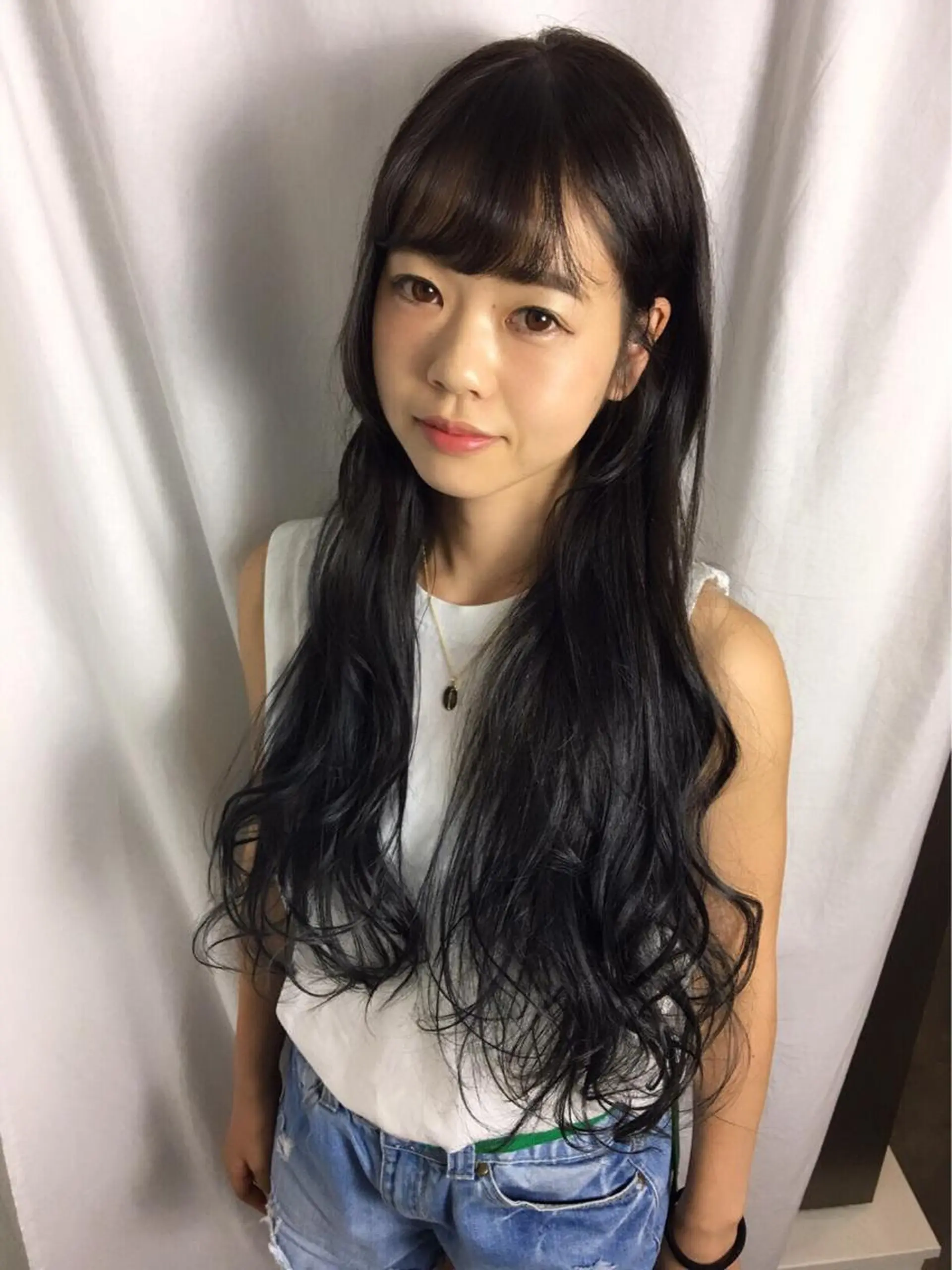 ロング カラー アディクシーカラー ブルーカラー ブルーグレー ブルーグレージュ グレージュ 🌈限定価格🌈 鈴木　瑛輔のヘアスタイル