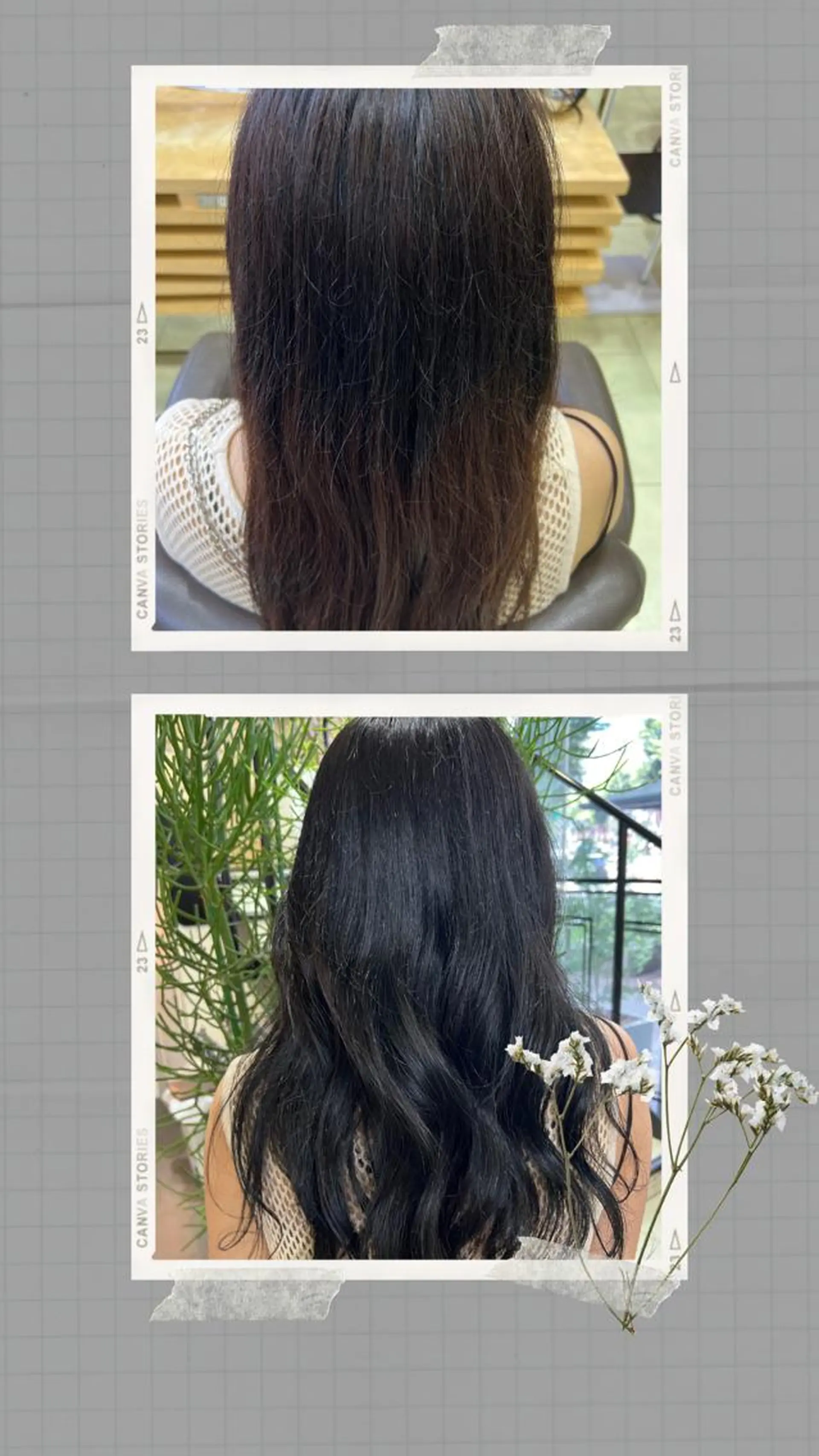 ロング カラー 黒髪 ブリーチ ブルーカラー ブルーブラック メンズカット松戸/韓 国/メンズパーマ航太のヘアスタイル