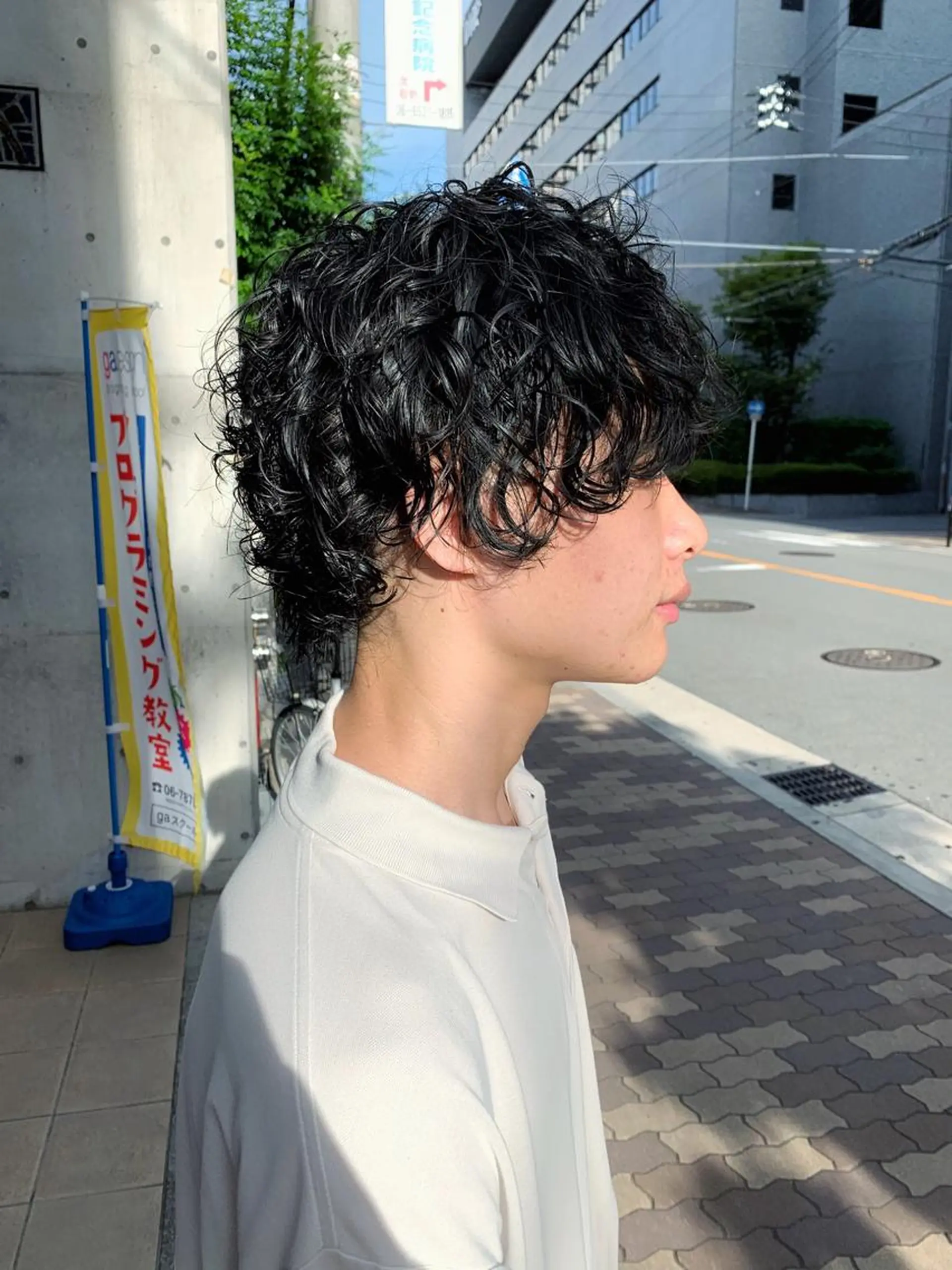 パーマ メンズ 韓国レイヤー/艶髪 WATSUKIのヘアスタイル