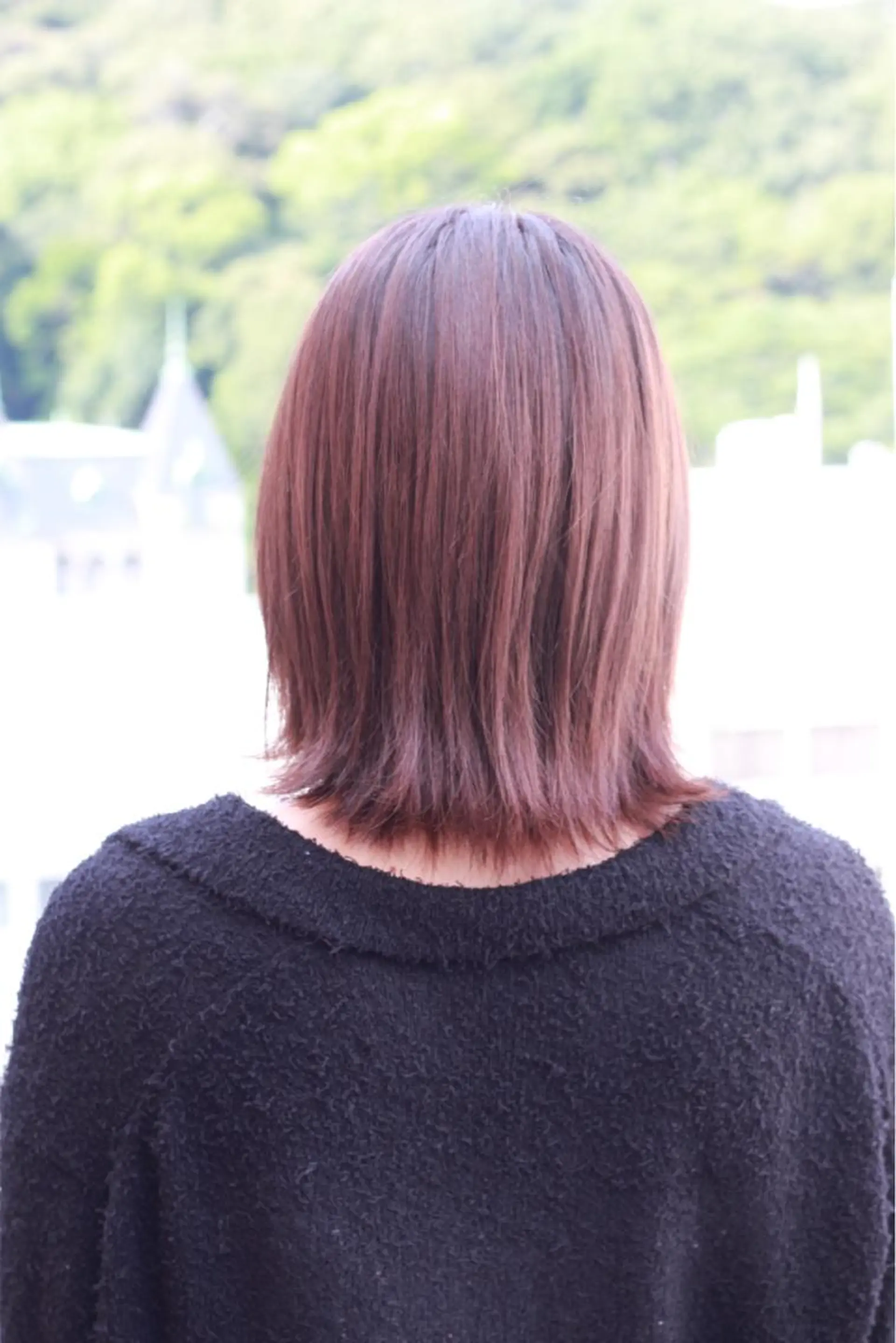 ミディアム カラー ベージュカラー ピンクカラー ピンクベージュ カット ヘアカラー Viage （ビアージュ）のヘアスタイル