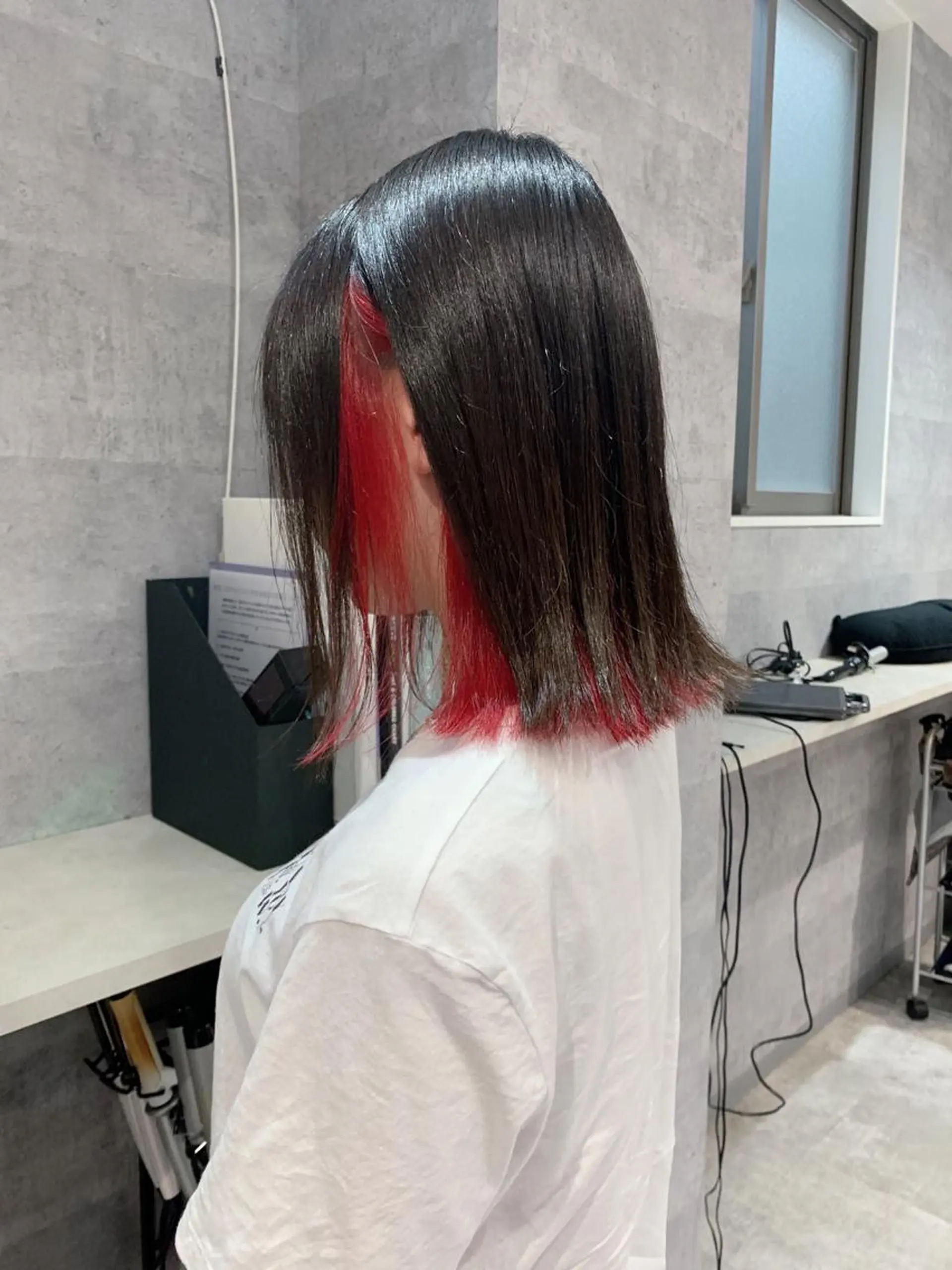 ミディアム カラー ブリーチ _WHITE 天神店 YUMEKA🐻のヘアスタイル