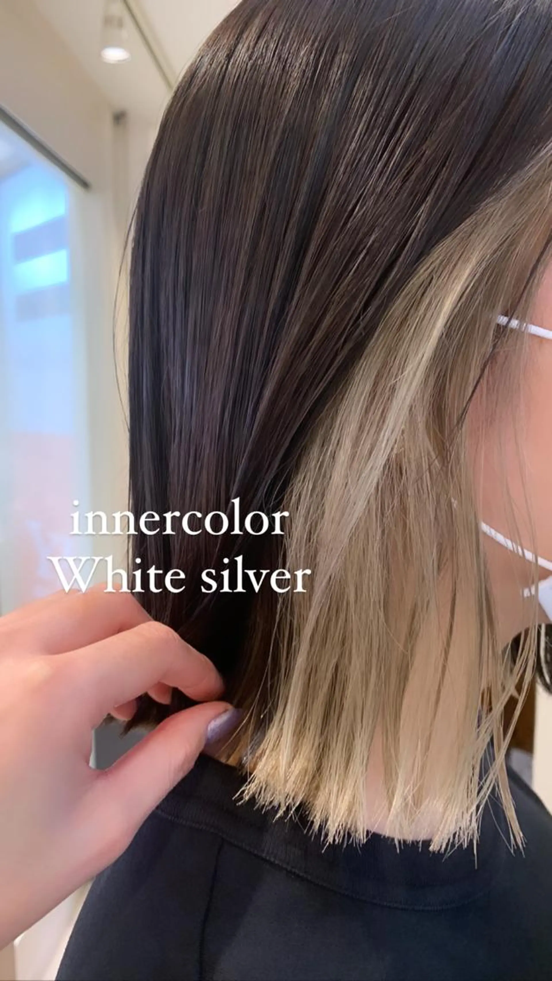 ミディアム カラー ヘアカラー トリートメント 似合わせカラー/艶 髪質改善/ヨシザキのヘアスタイル