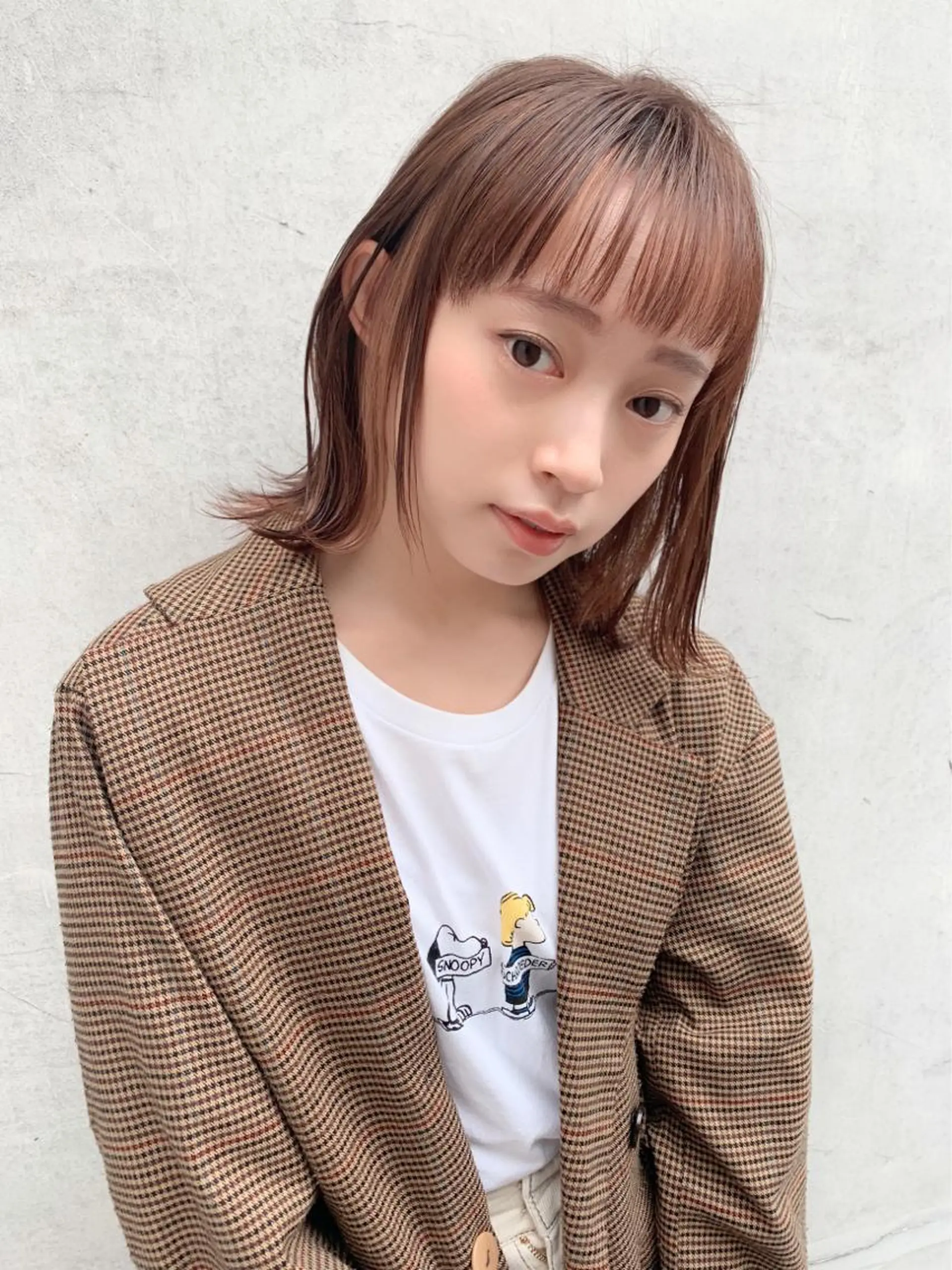 ミディアム カラー 髪質改善☆ 縮毛矯正miyuのヘアスタイル