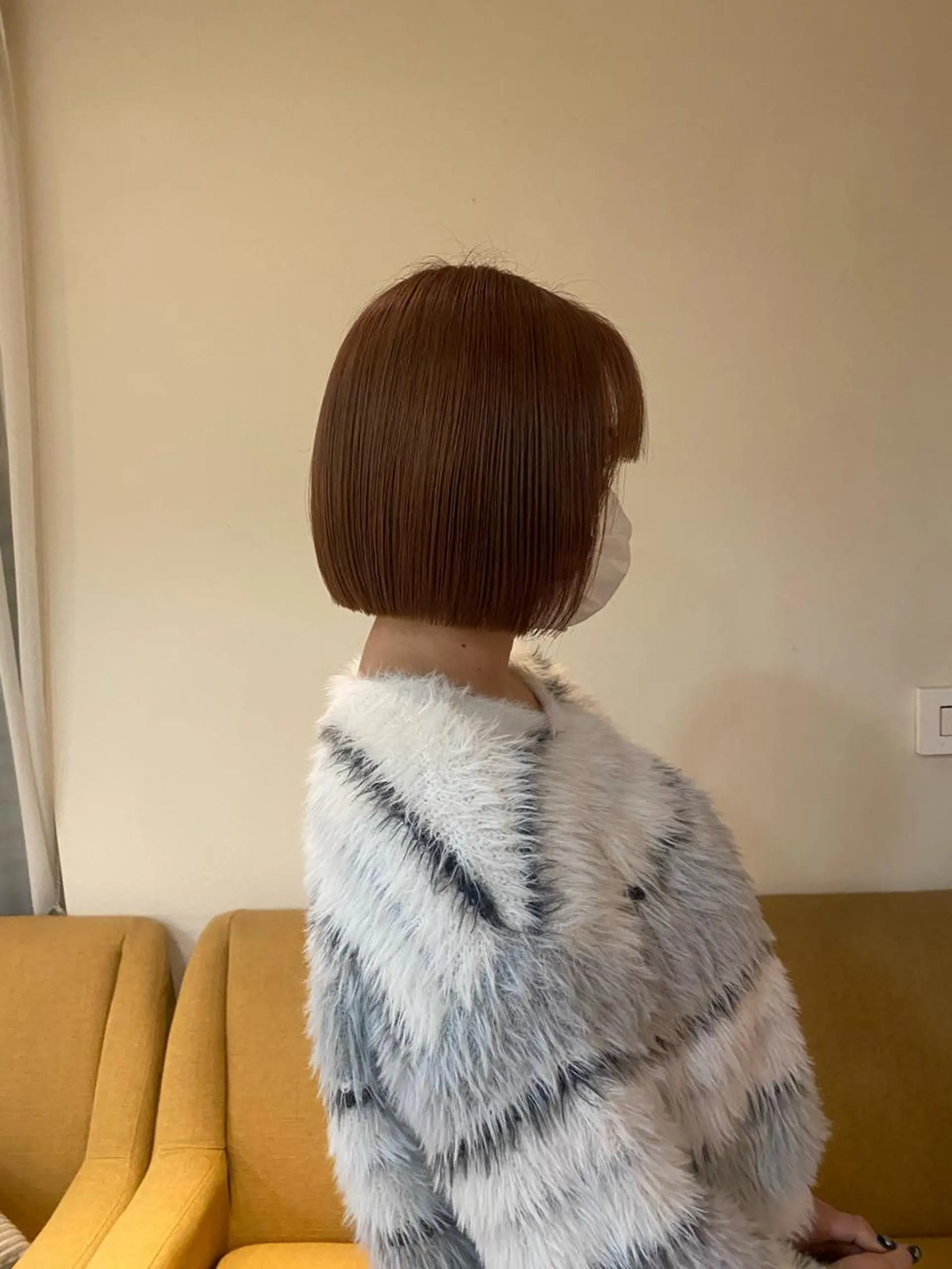 ミディアム 福島 立也のヘアスタイル