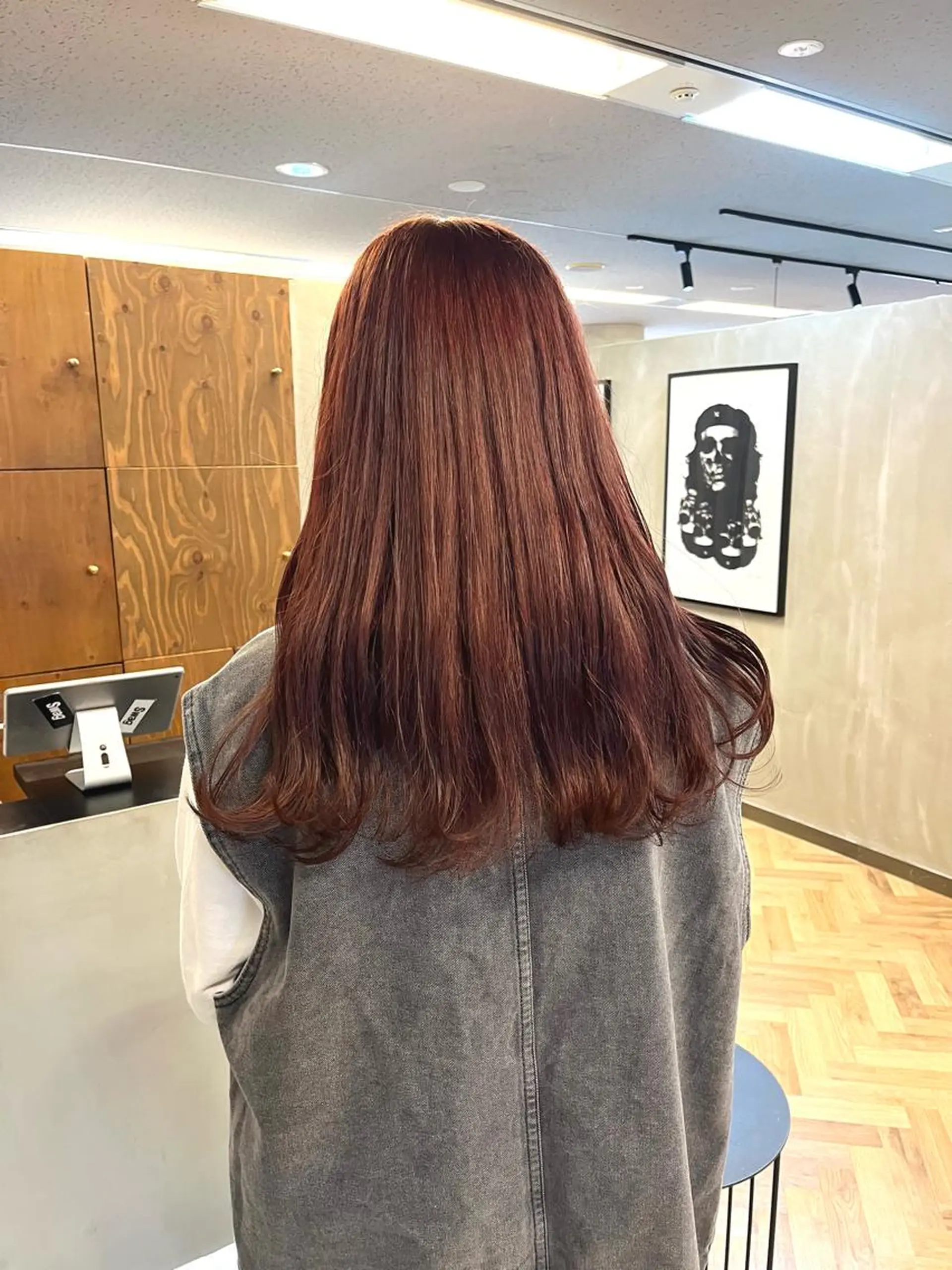 ロング カラー ブリーチ ダブルカラー ブリーチなしカラー ena/ブリーチなし 透明感・レイヤー🎀のヘアスタイル