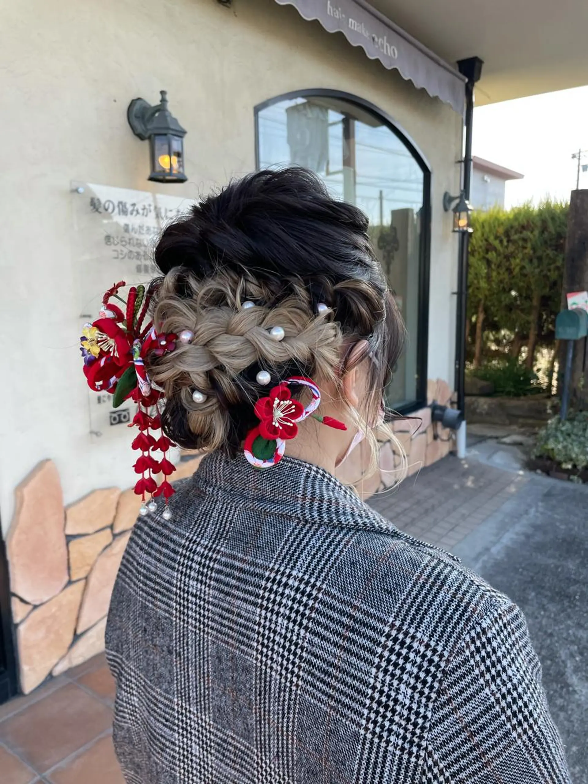 ヘアアレンジ hair make echo滿木あい花のヘアスタイル