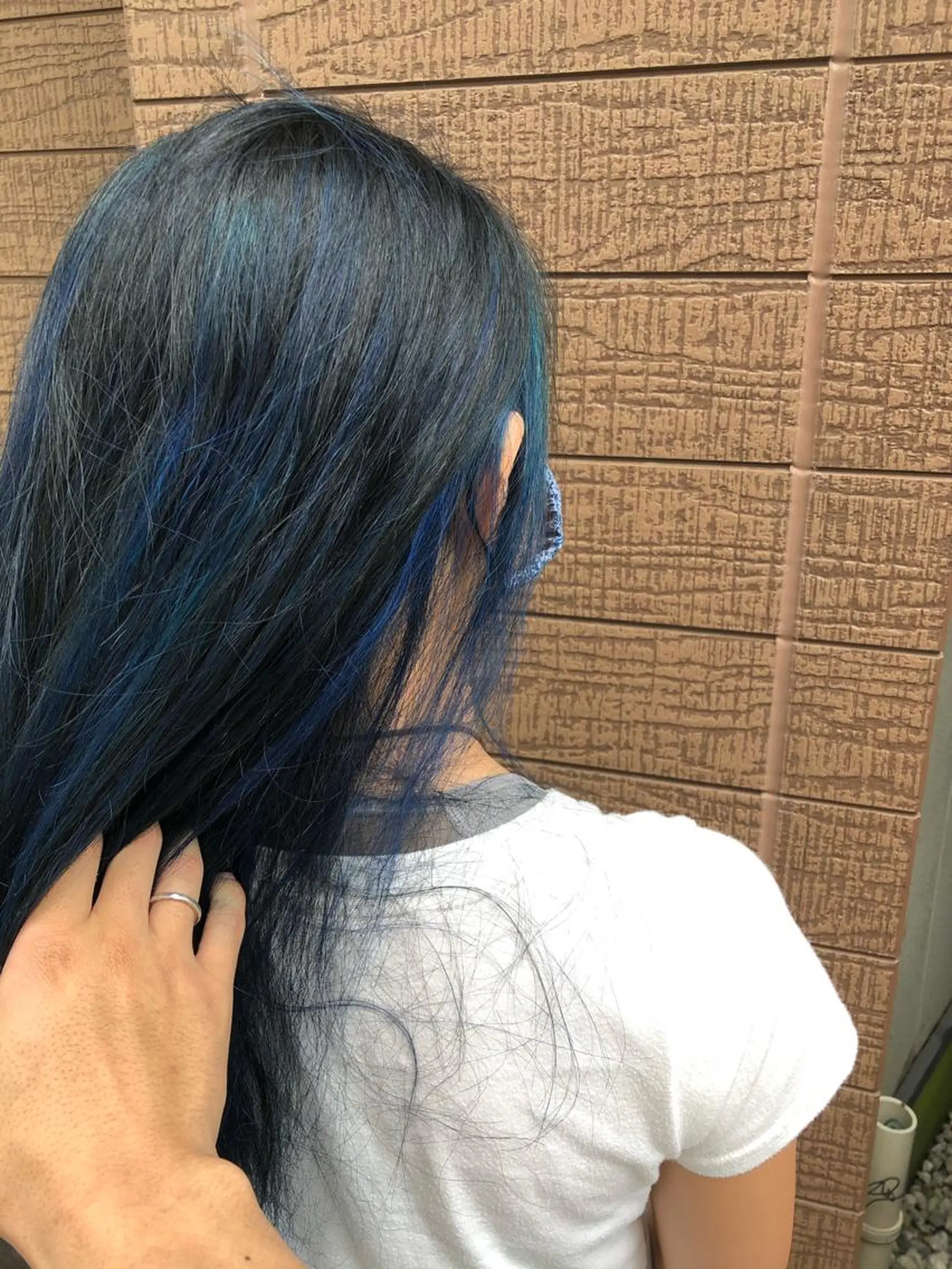 セミロング 3Dハイライト ハイライト ヘアカラー 神田 澪史のヘアスタイル