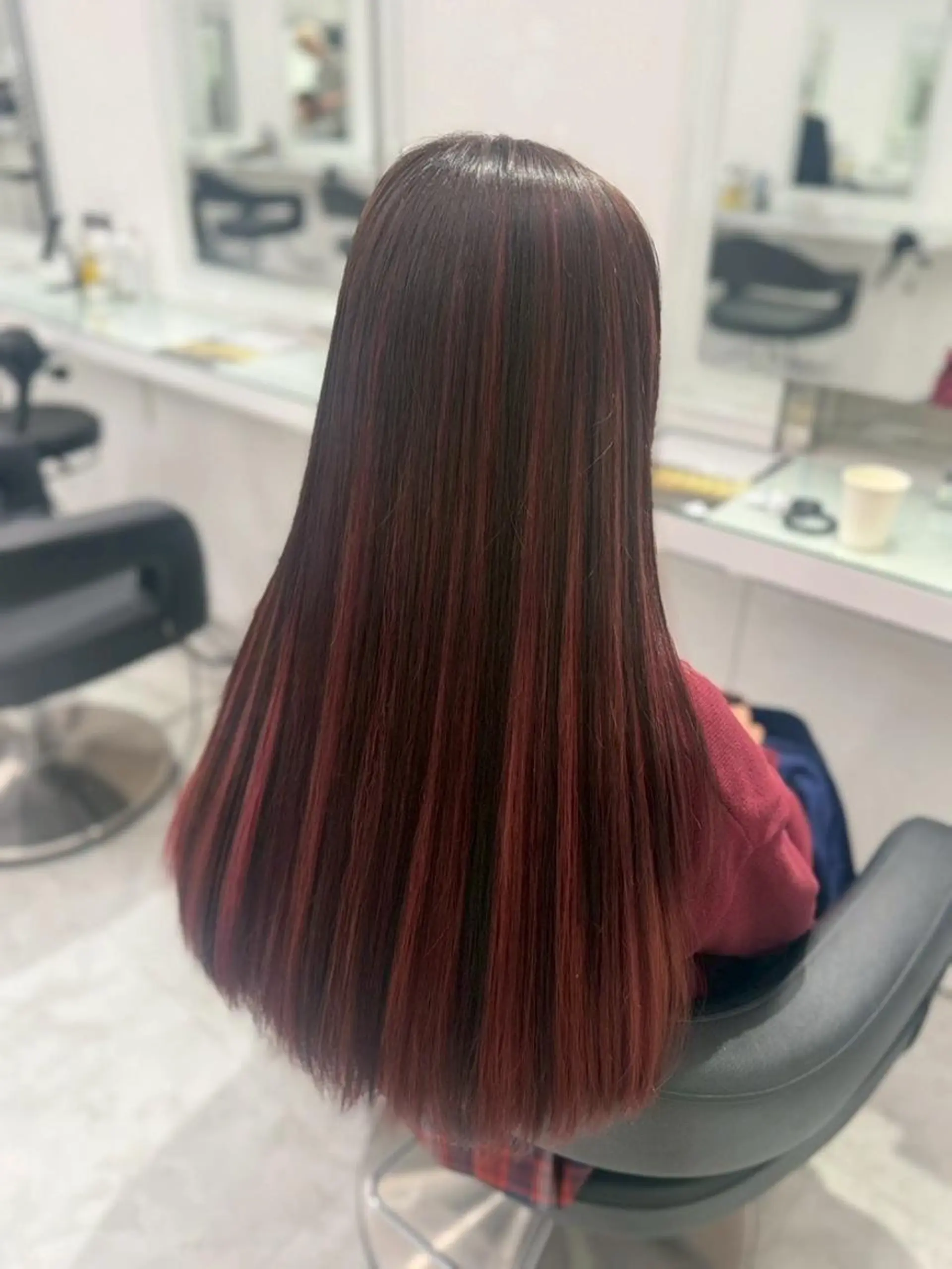カラー ブリーチなし🥣🤍 ベージュ♡表参道のヘアスタイル