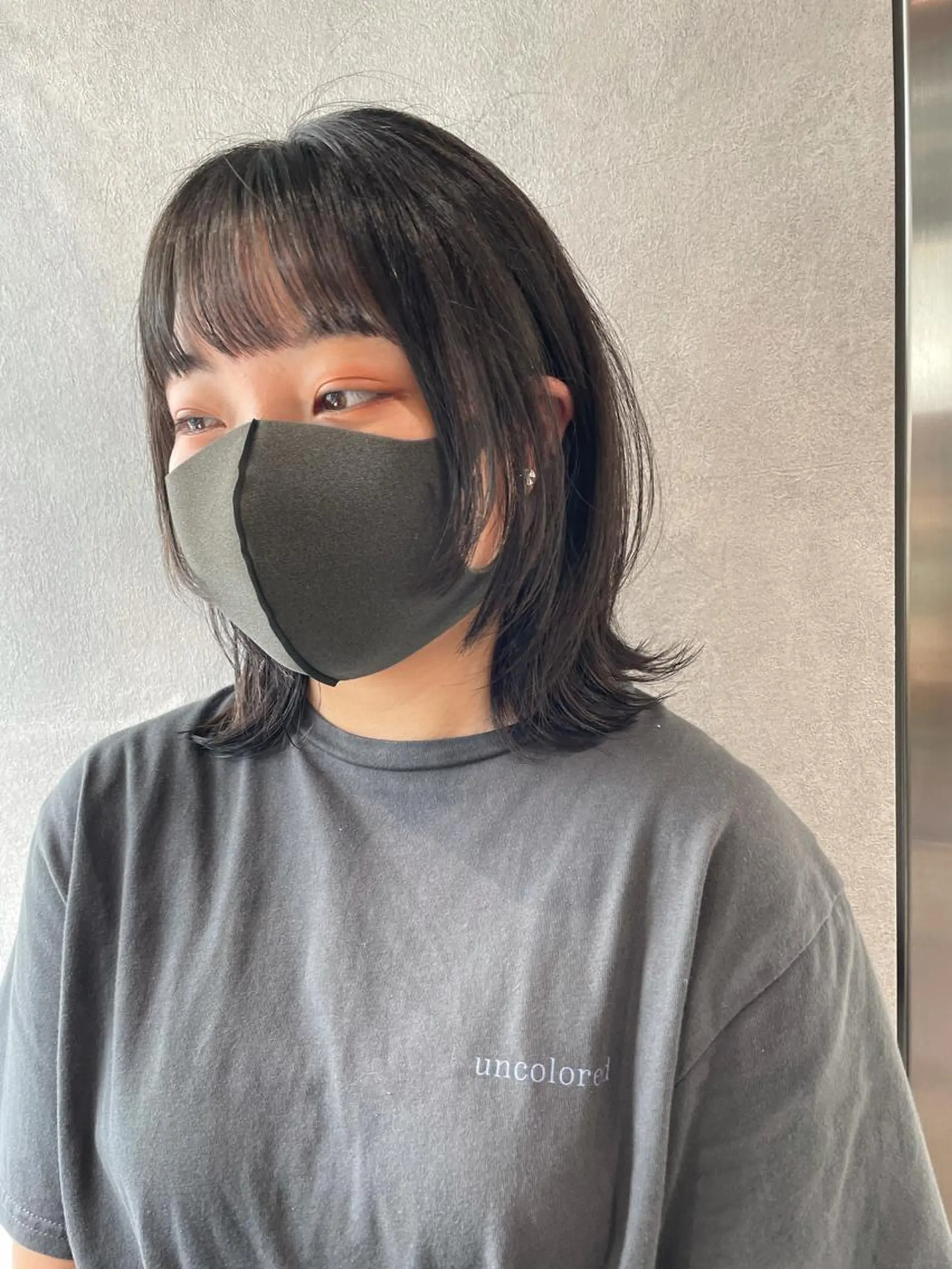 ミディアム カラー ヘアカラー ナチュラル透明感🌱 小山美樹子のヘアスタイル