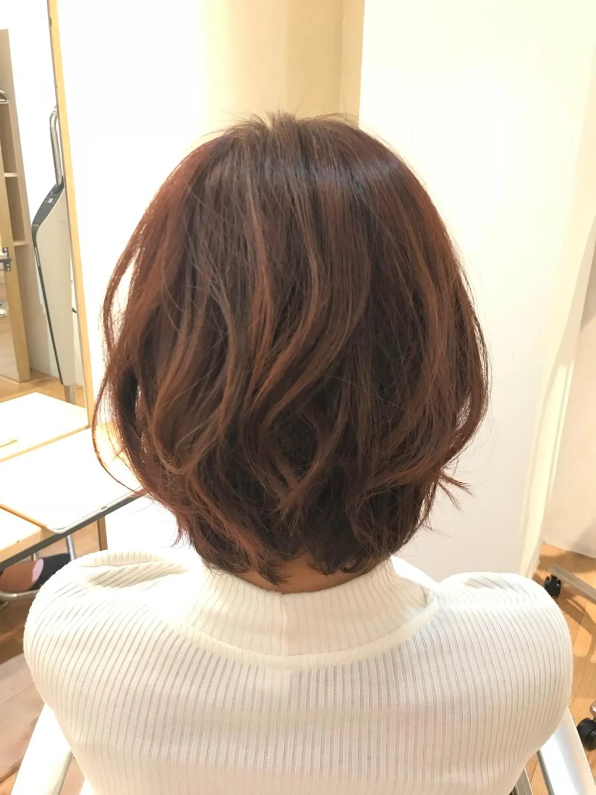 ショート カット ヘアカラー トリートメント ayano ．のヘアスタイル