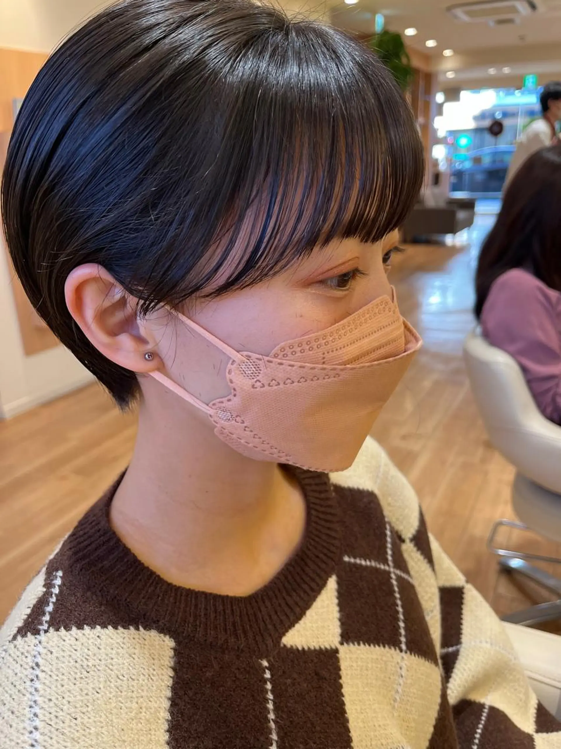 ショート ⬛️⬜️髪質改善⬛️ ⬜️藤川慎太郎のヘアスタイル