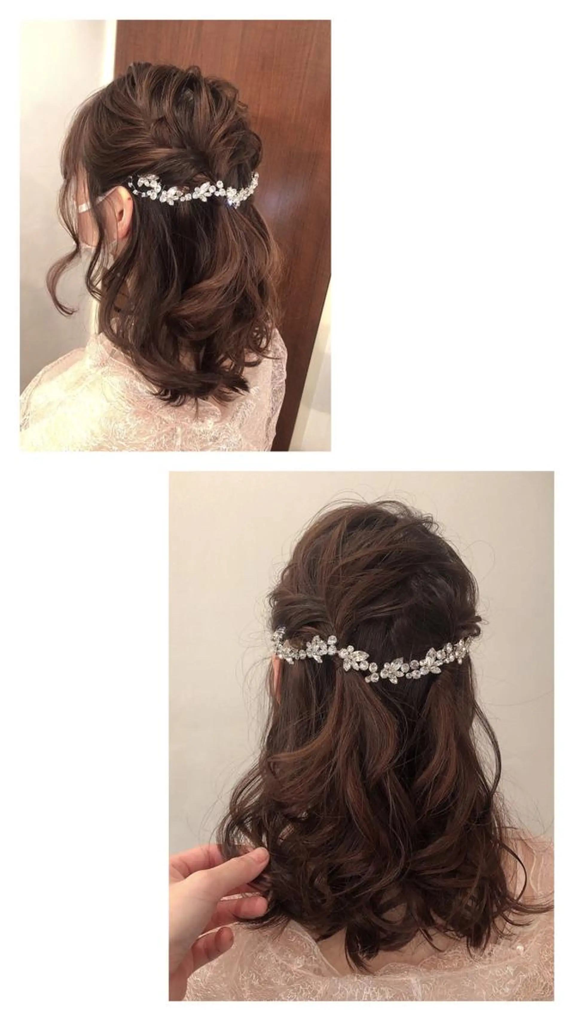 セミロング ヘアアレンジ ヘアセット ロングレイヤー 🤍山内　飛鳥🤍のヘアスタイル