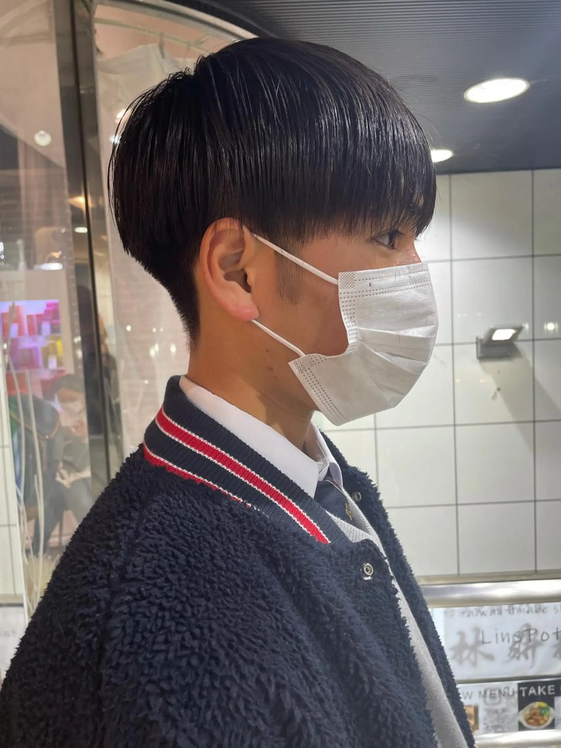 メンズ マッシュ シースルーマッシュ カット 韓国ヘア🦋 MIYUのヘアスタイル