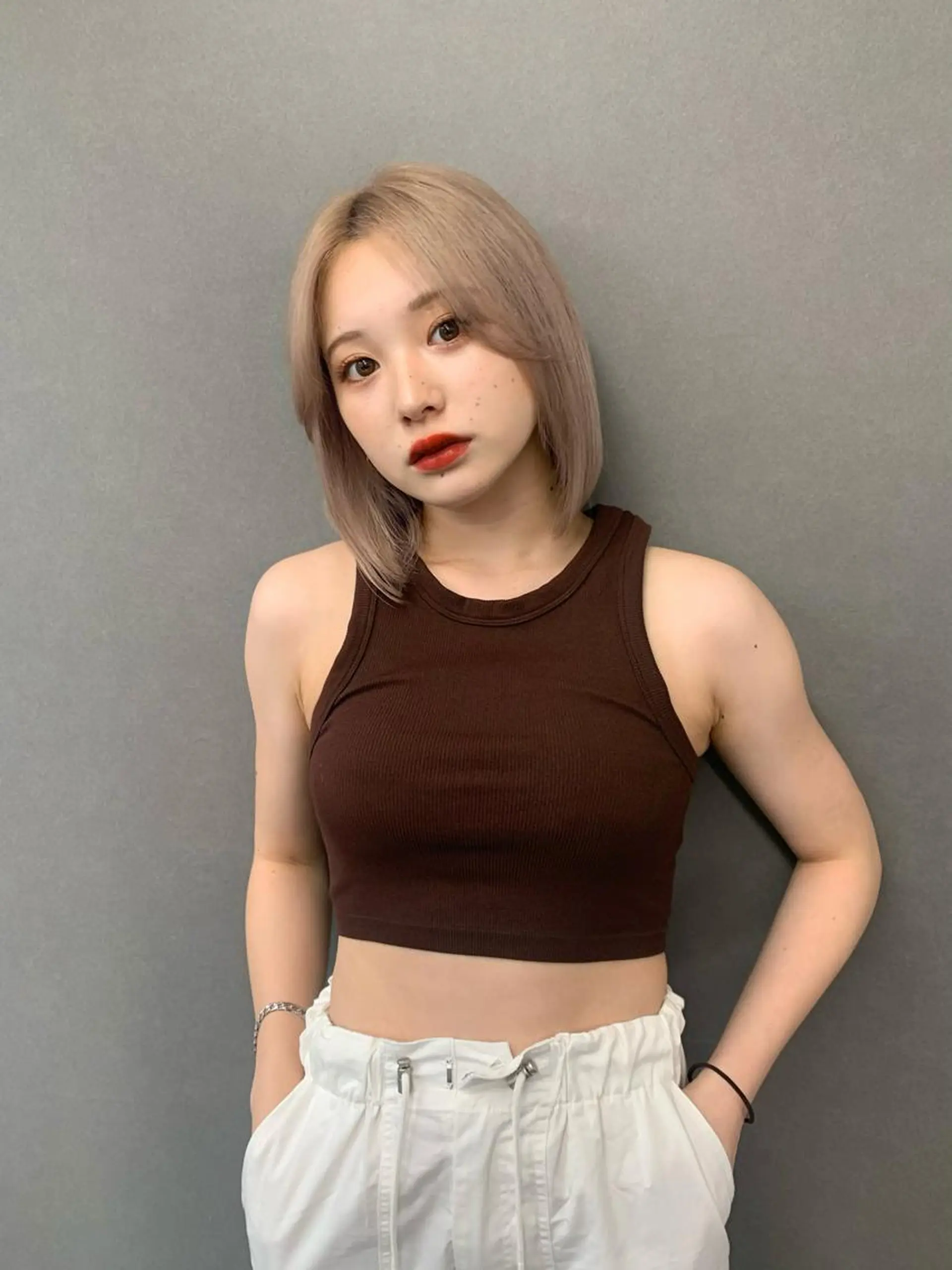 ショート ボブ 伊藤 りいなのヘアスタイル