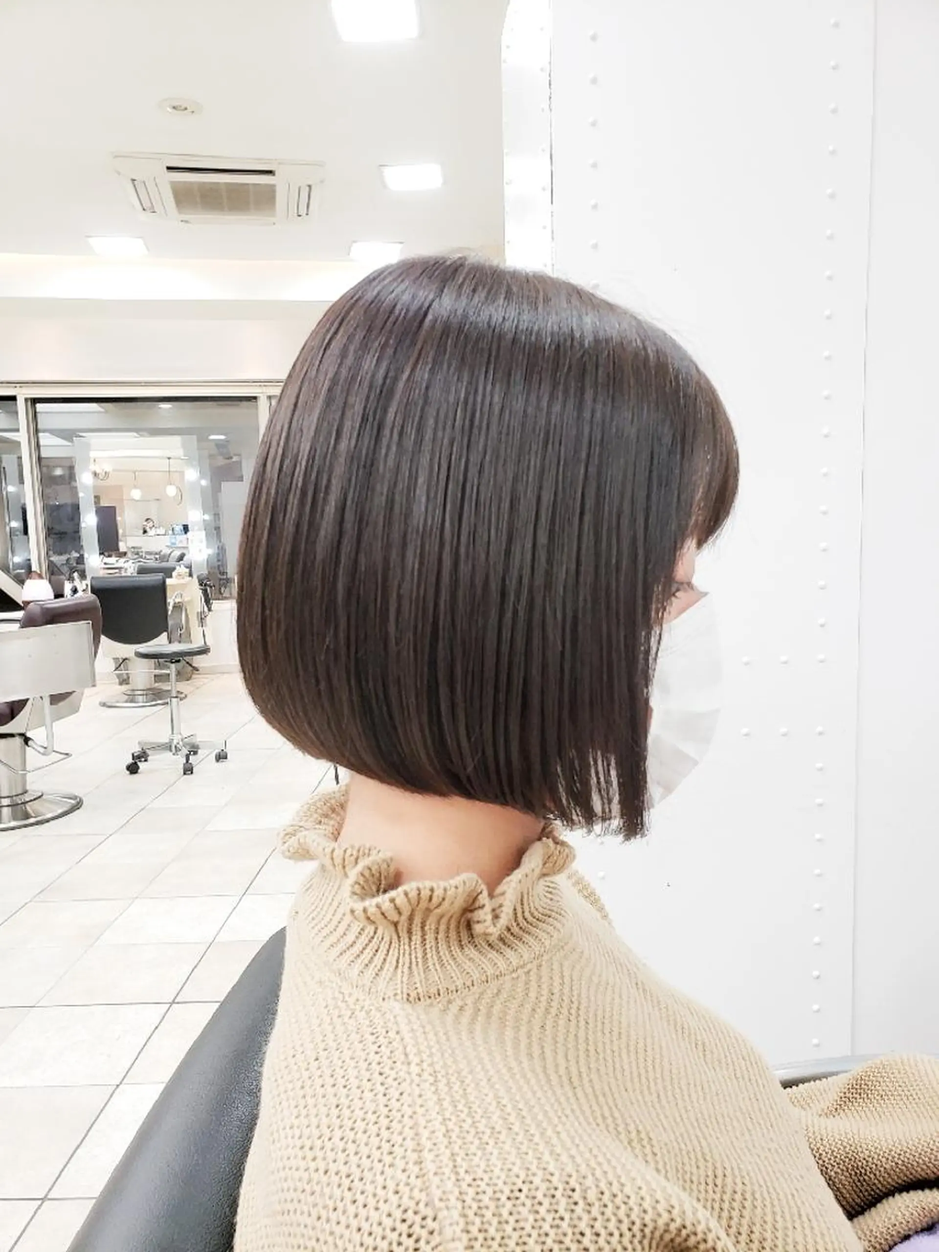 ショート カラー イルミナカラー 髪質改善 似合わせカット 縮毛矯正 トリートメント カット ヘアカラー トリートメント ボブ・ロブ　福田 泰久✂️✨のヘアスタイル