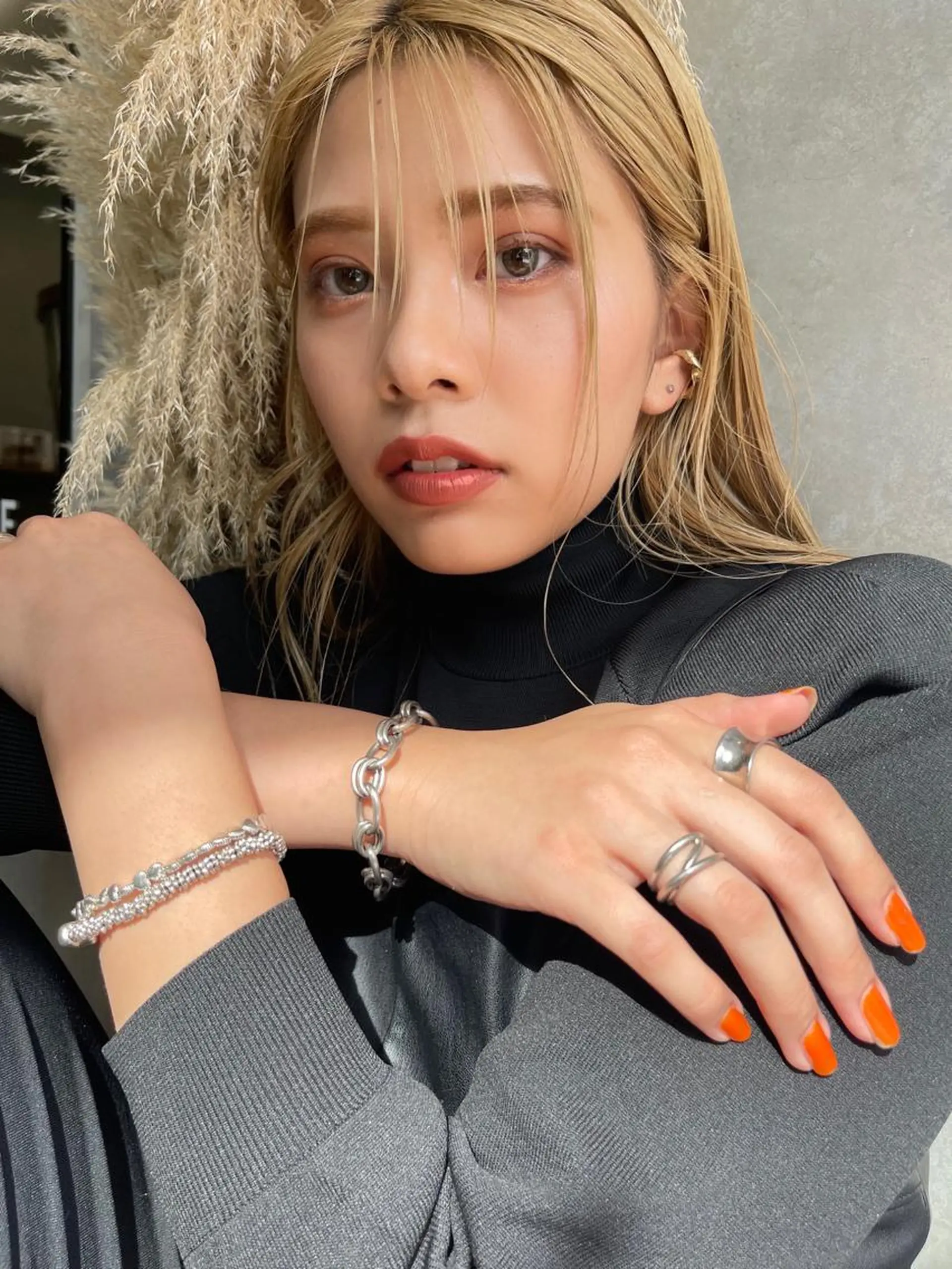 ロング ヘアカラー トリートメント Haru/THREE …by velvetのヘアスタイル