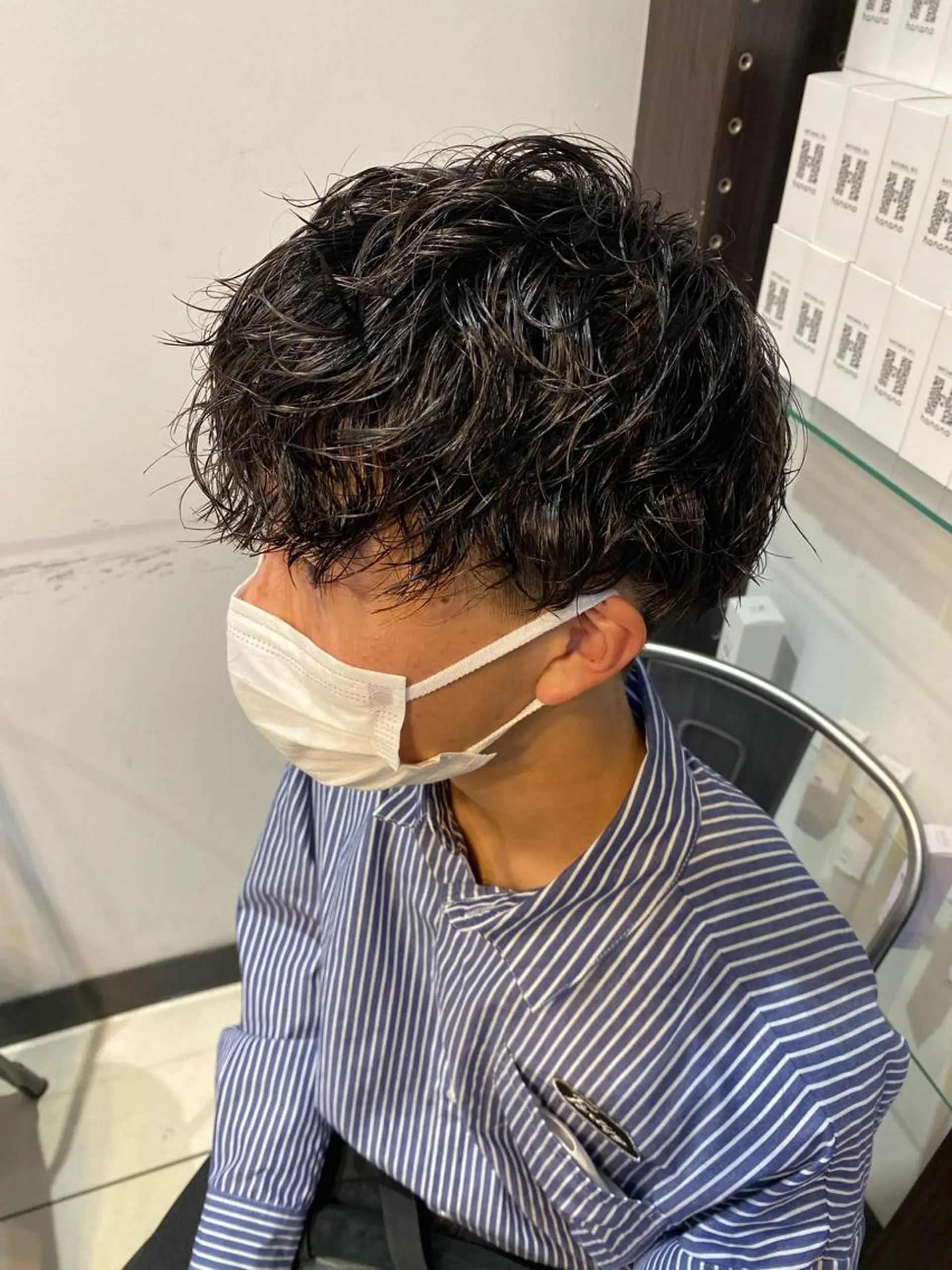 パーマ メンズ 酸スト/フェザー パーマ/三谷海斗のヘアスタイル