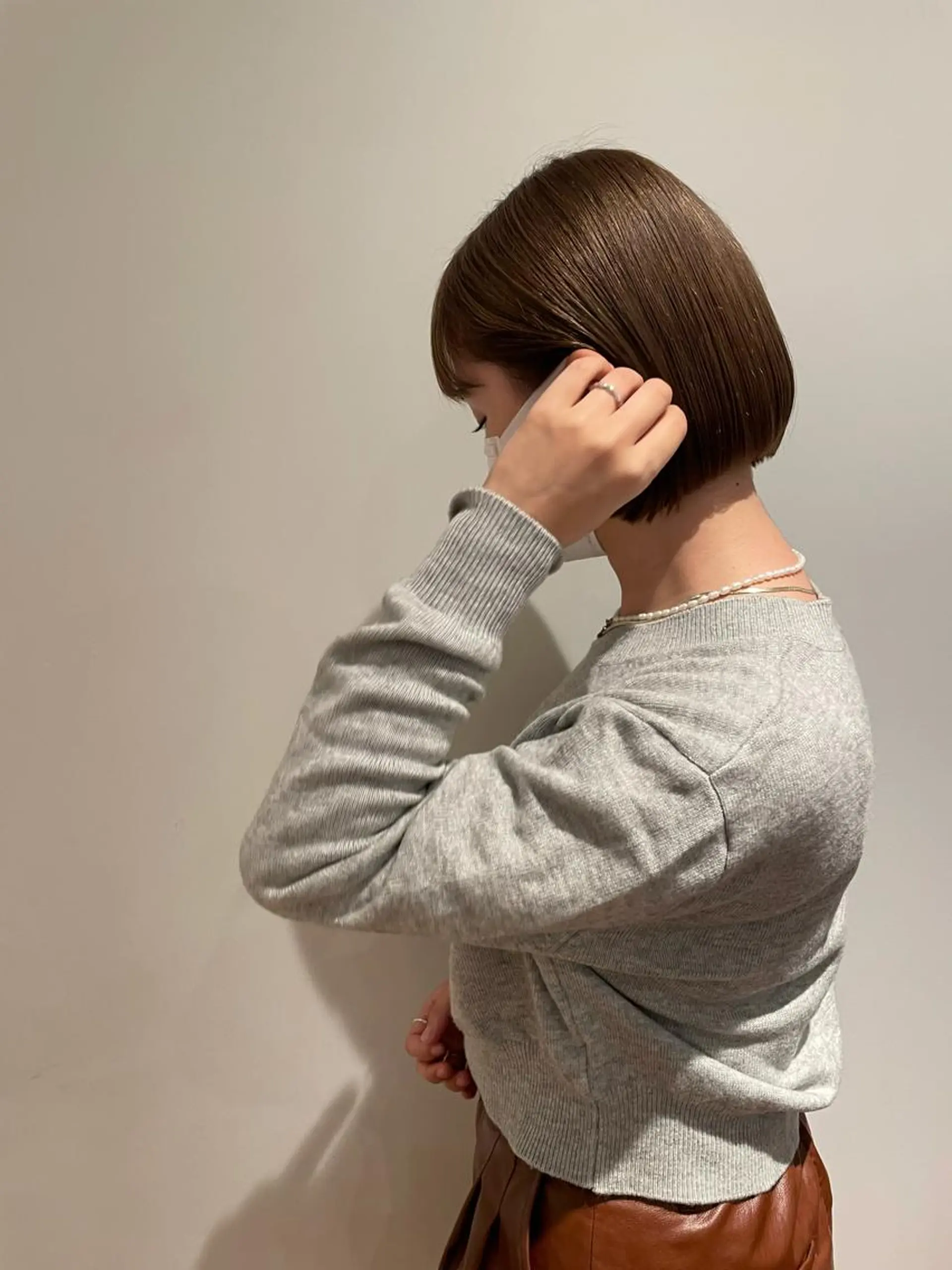 ショート カラー ブリーチ ケアカラー 透明感カラー ブリーチなしカラー ヘアカラー レイヤーカット🎀 kanaのヘアスタイル