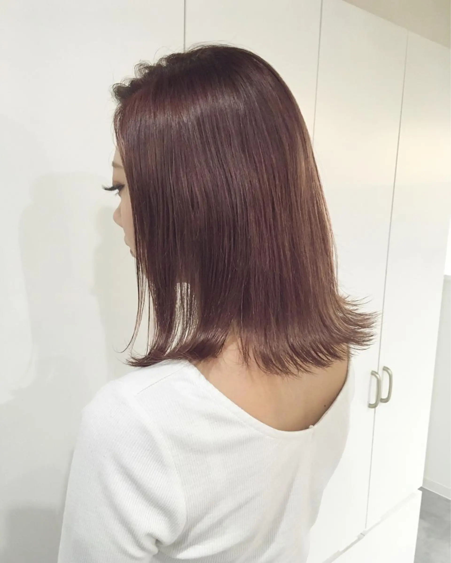 ミディアム カラー ヘアアレンジ 横浜縮毛矯正 ☆渋谷良太のヘアスタイル