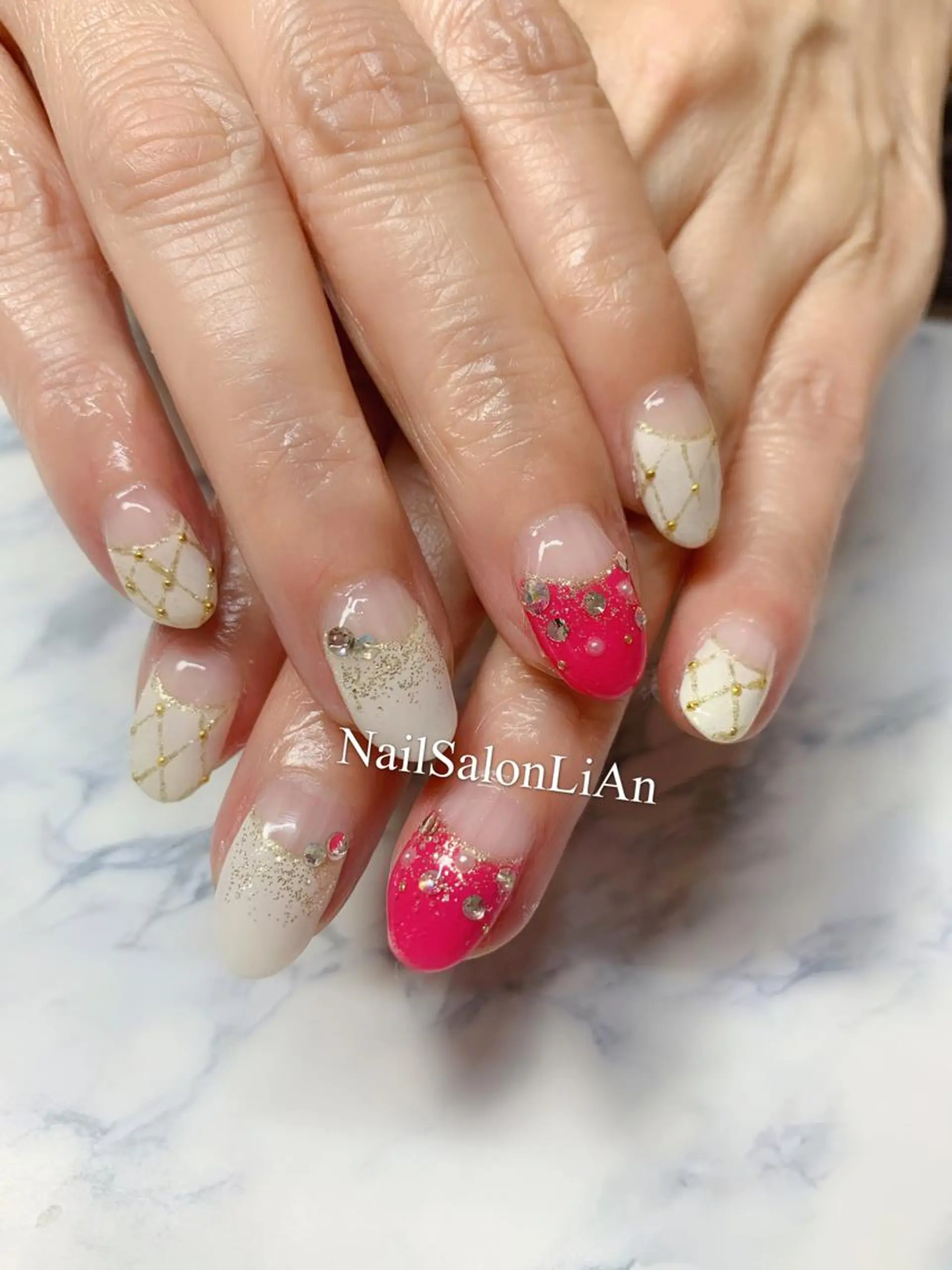 ネイル ハンドネイル NailSalon LiAnのネイルデザイン