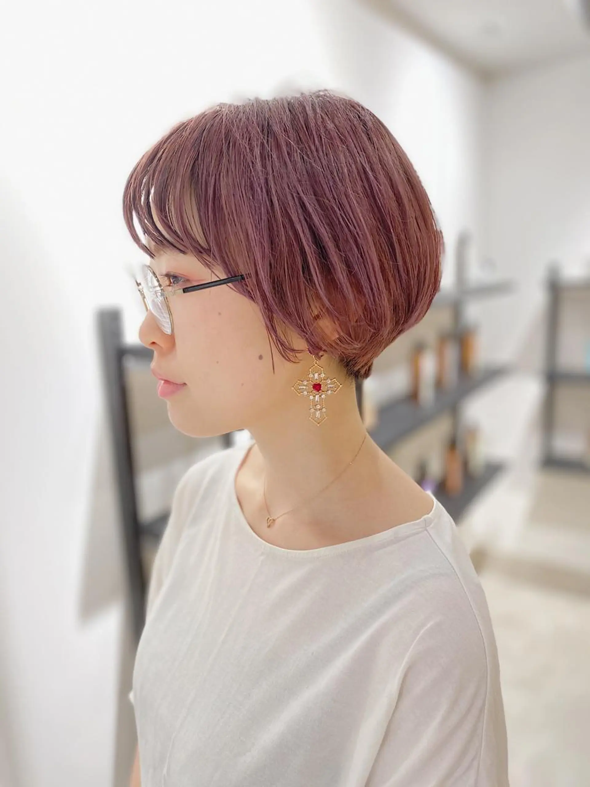 ショート カラー ノグチ ユウキ/ボブのヘアスタイル