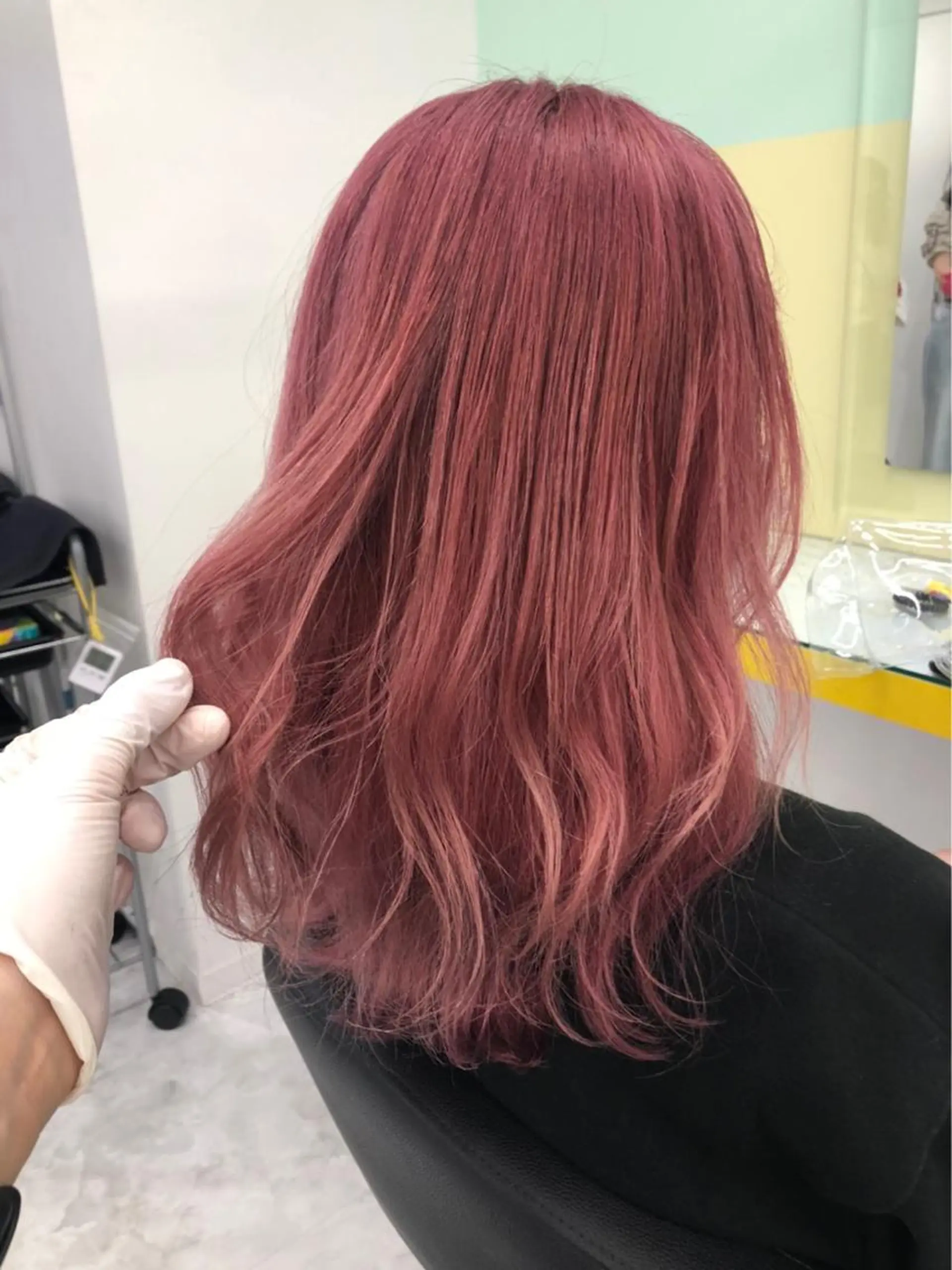 ショート カラー パーマ ヘアアレンジ ネイル マツエク・マツパ 韓国風ベージュ🤎 赤みなし🌿横浜🤎のヘアスタイル