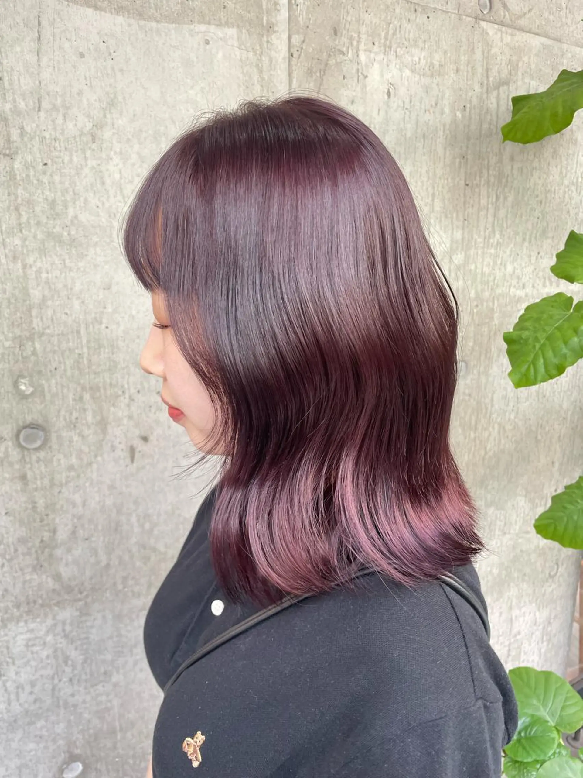 ミディアム 🦋MAHO🦋 デザインカラーのヘアスタイル