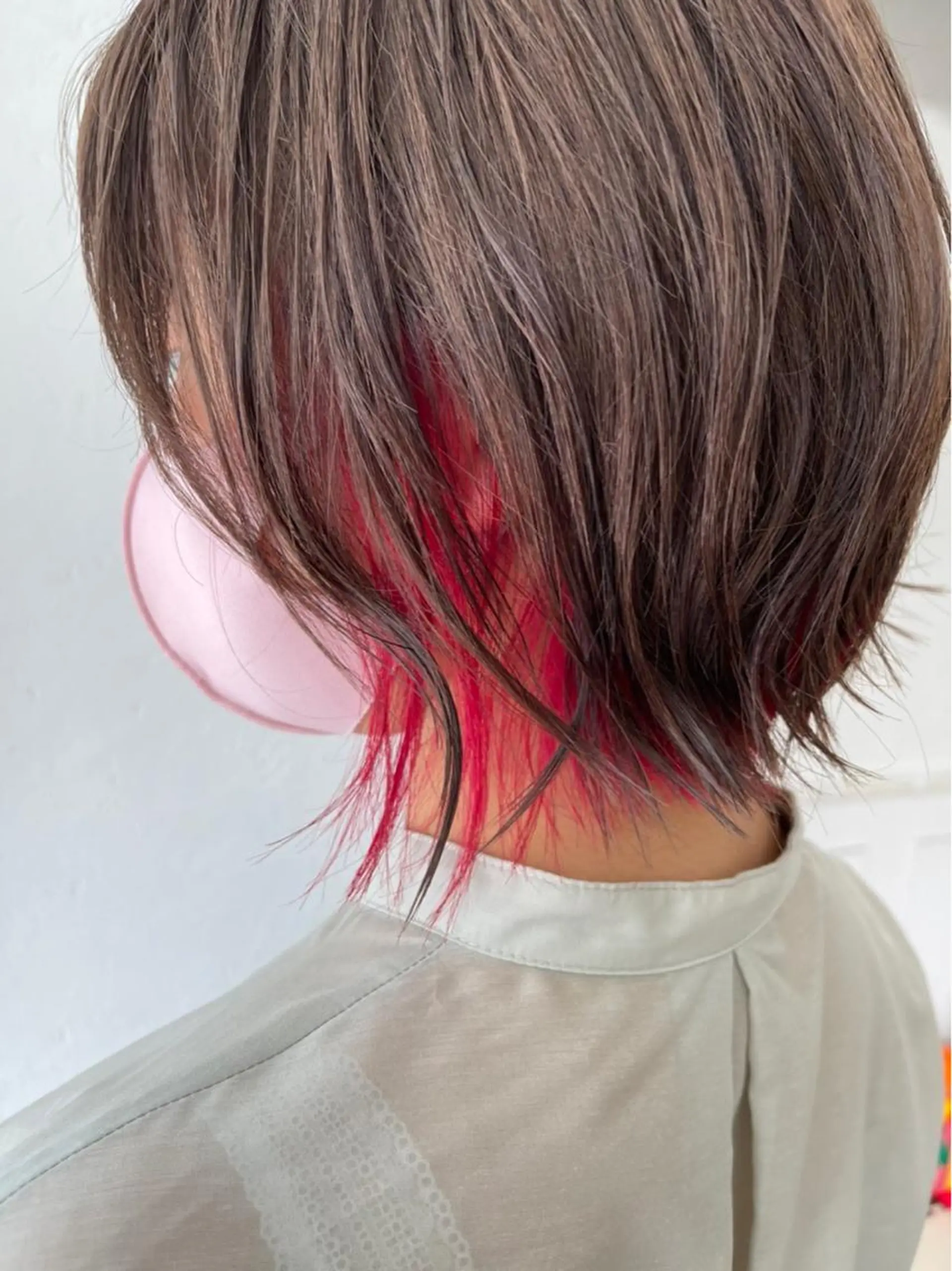 ミディアム 中顔面短縮 顔まわり新田大翔のヘアスタイル