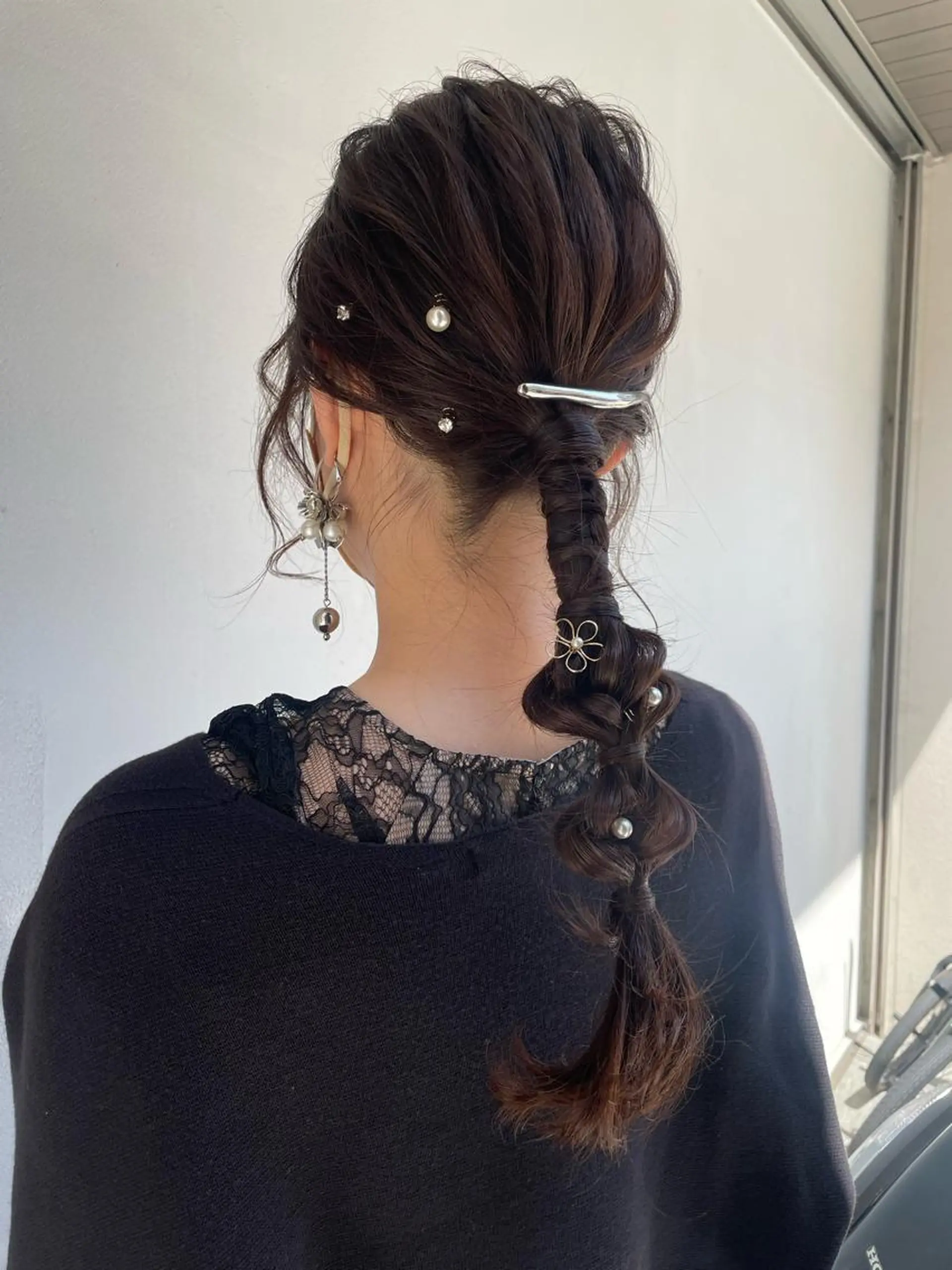 ロング ヘアアレンジ 女性に人気♪ はやしほのかのヘアスタイル