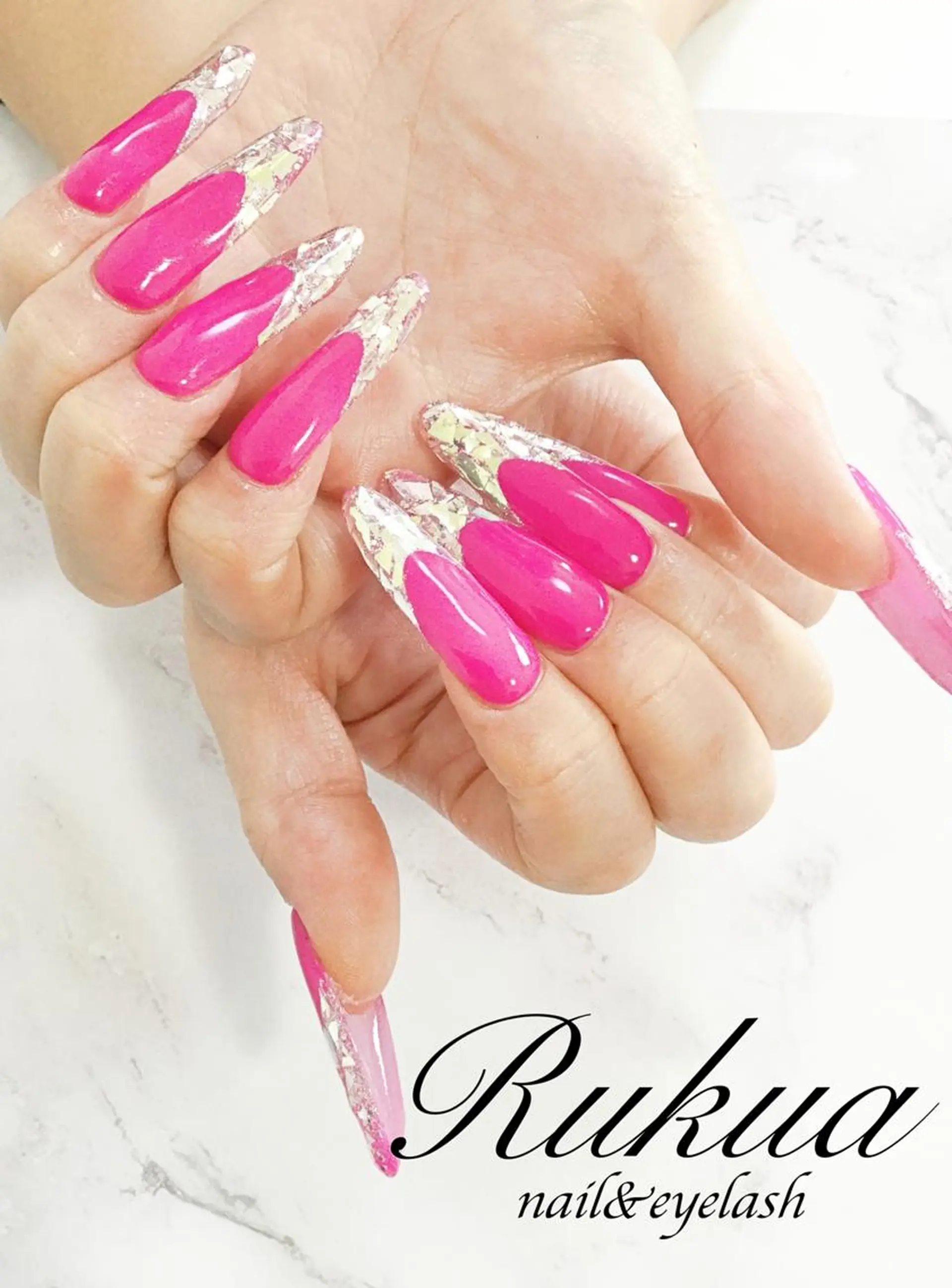 ネイル スカルプネイル Rukua Nのマツエク・マツパデザイン