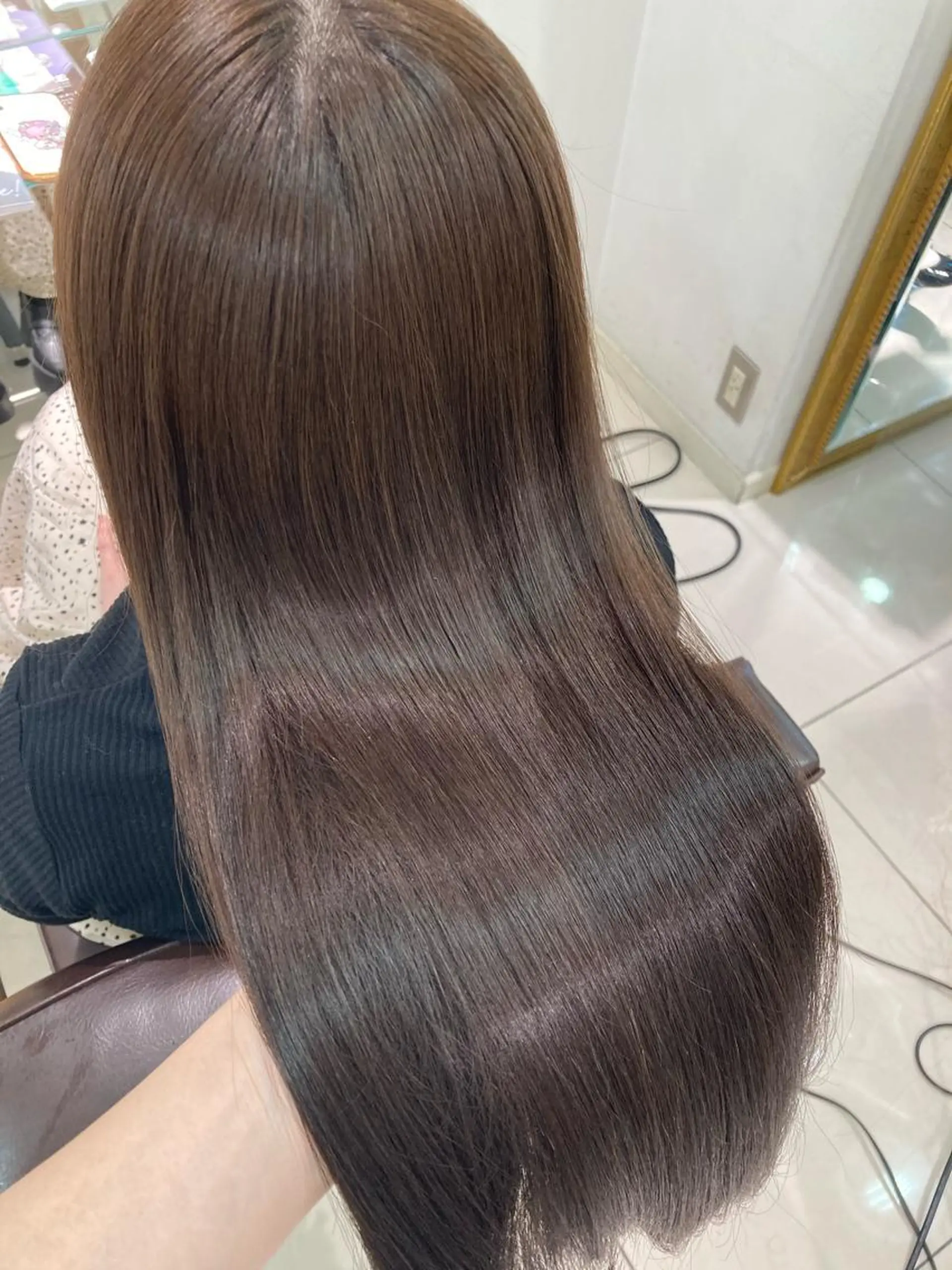 ロング カラー ヘアカラー トリートメント 🇰🇷韓国風艶髪✨ 髪質改善 倉岡しおんのヘアスタイル