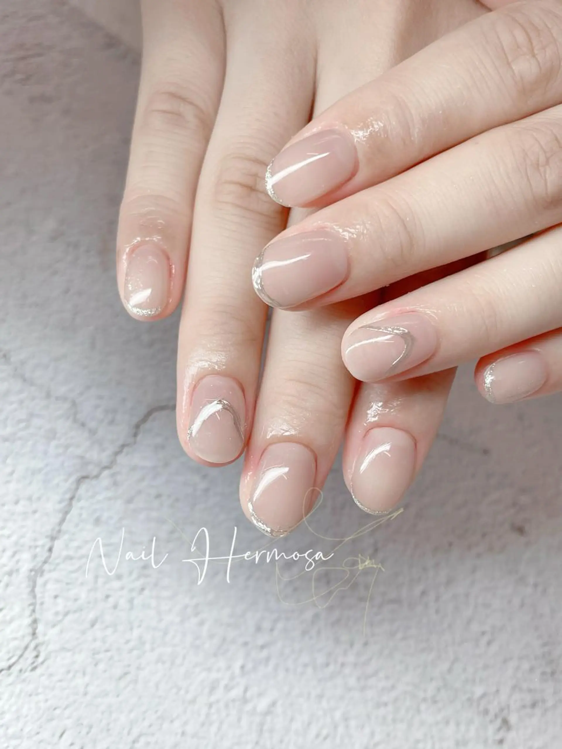 ネイル 桜ネイル 長さ出し フラッシュネイル フラワーネイル フットネイル ハンドネイル ネイル エルモサのネイルデザイン