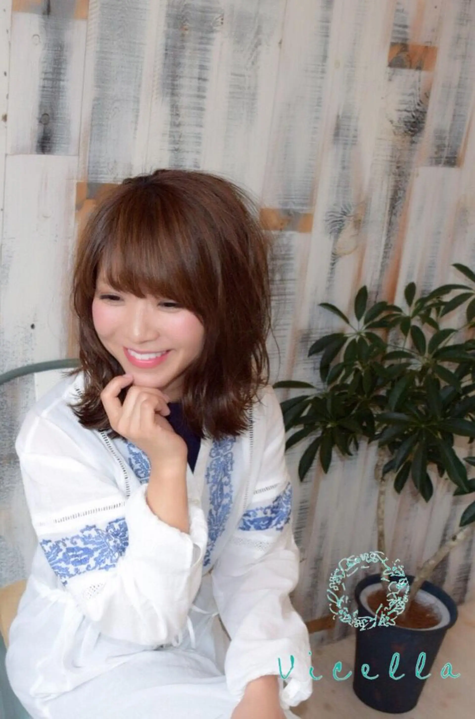 ミディアム カラー パーマ ボブ カット ヘアカラー トリートメント 柴田泰秀sotti. 髪質改善/ブリーチのヘアスタイル