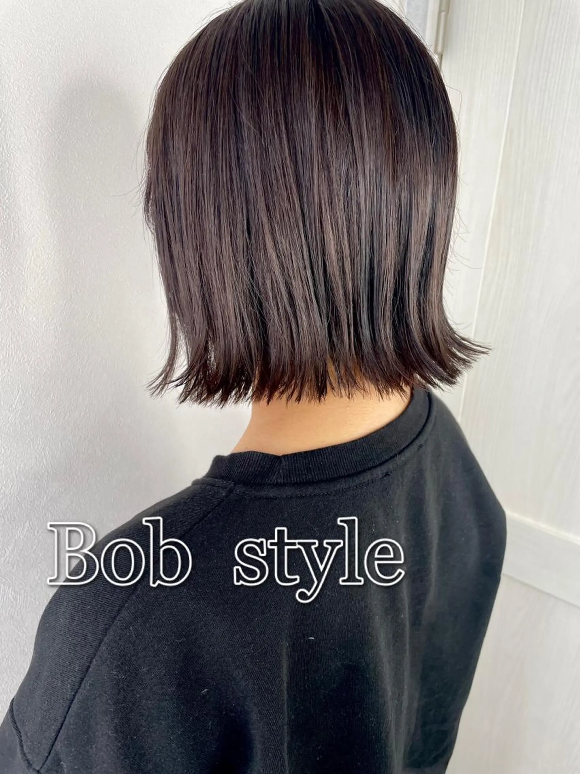 ミディアム 小顔カット/美髪矯正 /透明感カラー🫧のヘアスタイル