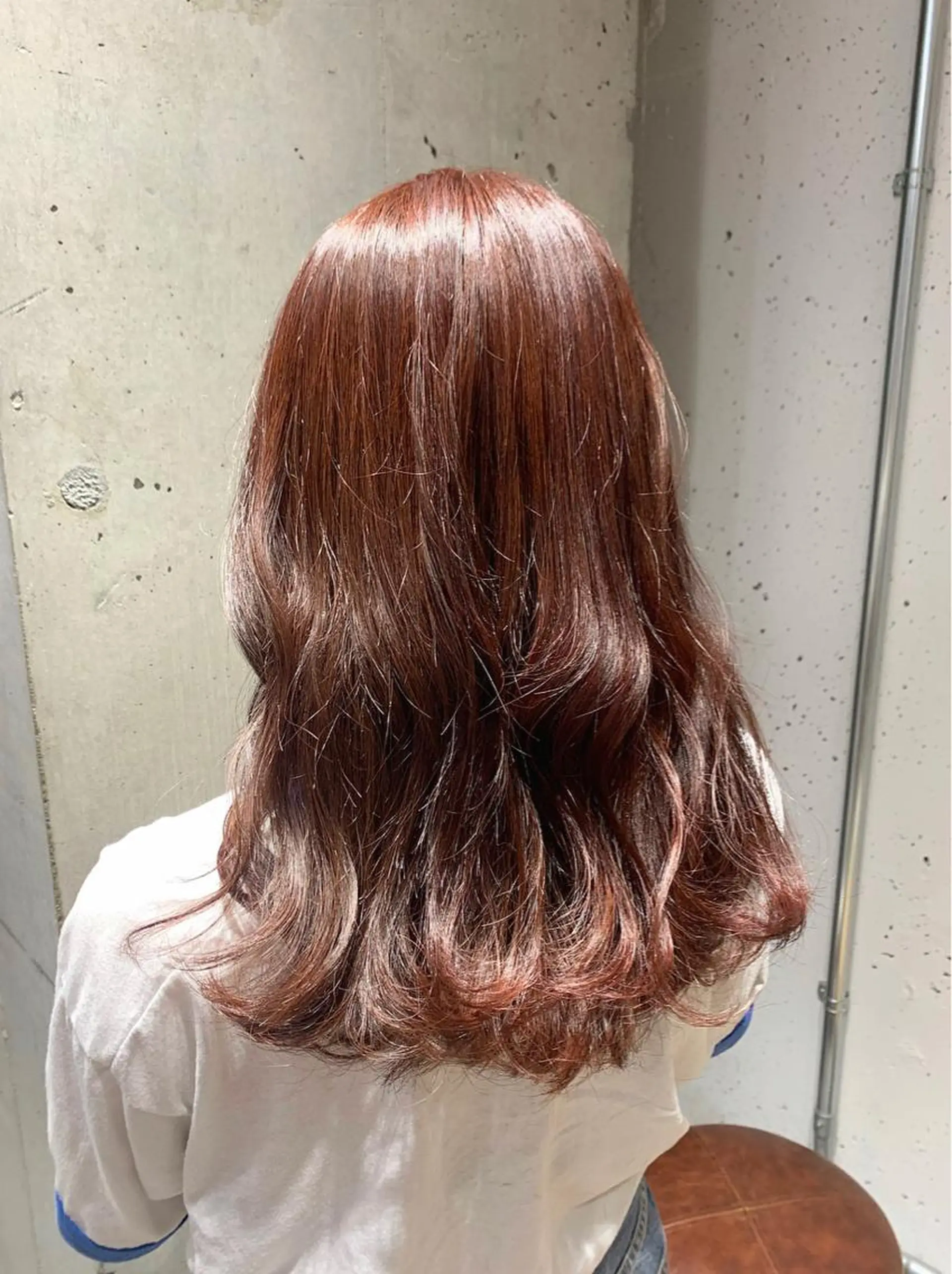 ロング カラー うえの ももねのヘアスタイル