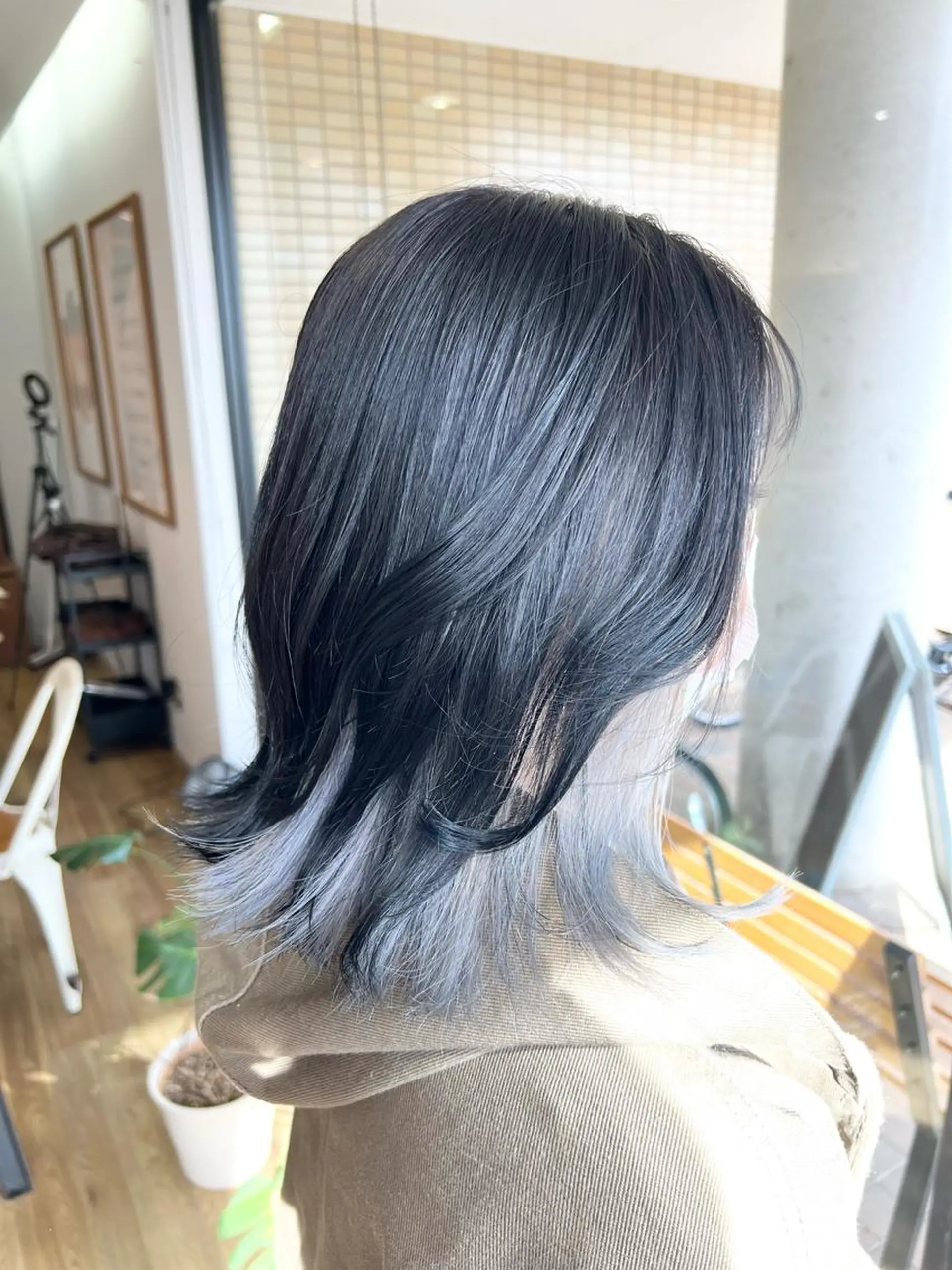 ミディアム ヘアカラー トリートメント 堀 望美のヘアスタイル