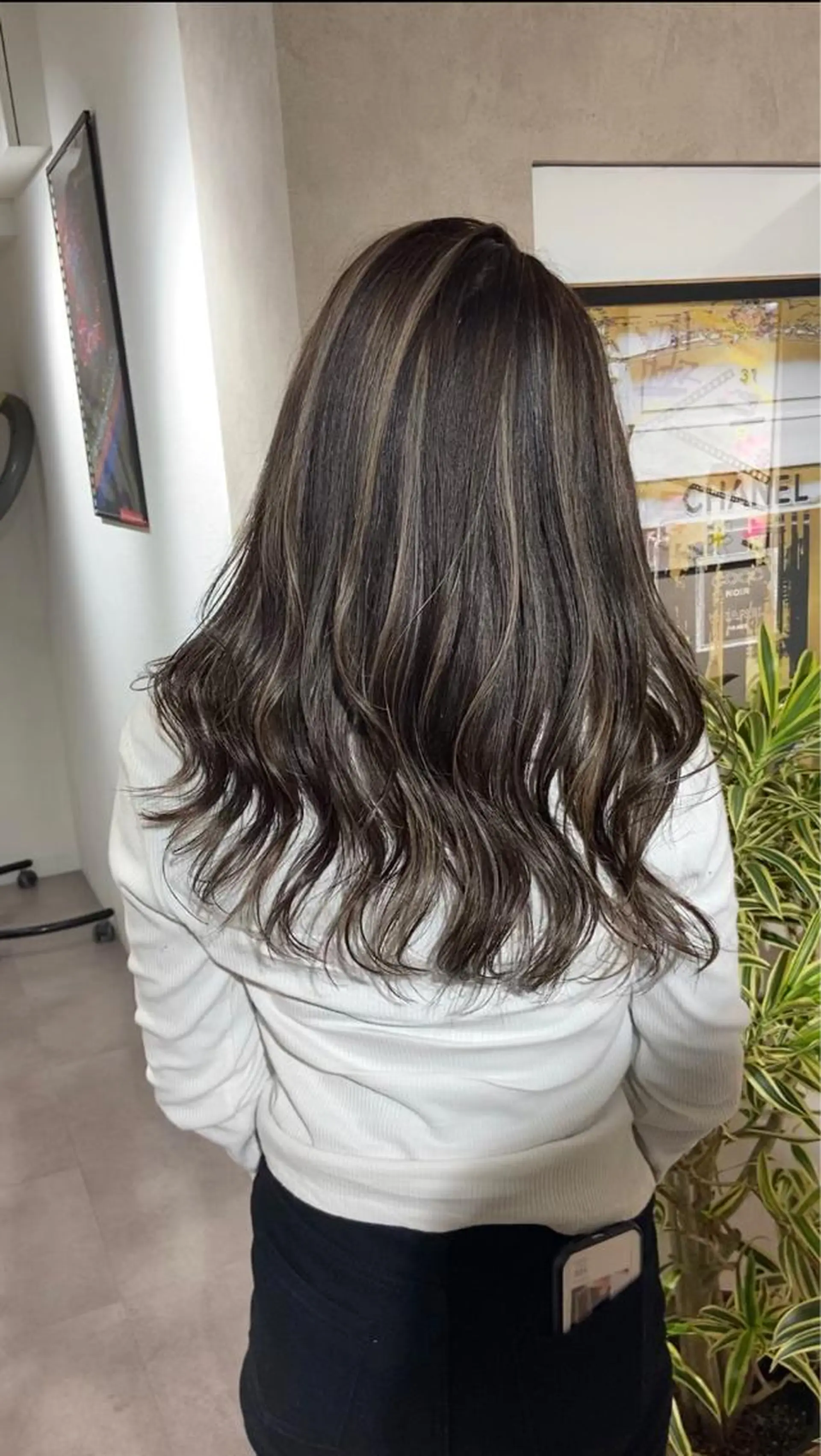 ロング ヘアカラー FABLE HAIR ファブル難波・心斎橋のヘアスタイル