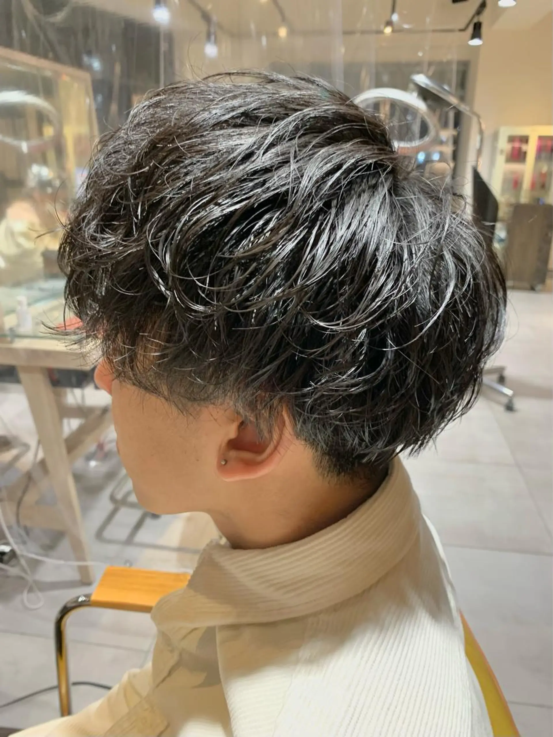 パーマ メンズ メンズパーマ カット 森川 力のヘアスタイル