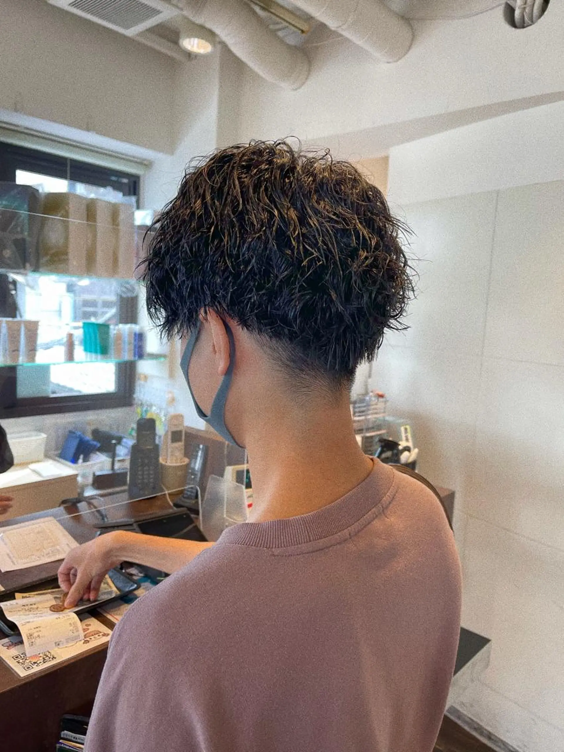 ショート カラー パーマ メンズ カット パーマ メンズスタイル /メンズパーマ/須藤のヘアスタイル