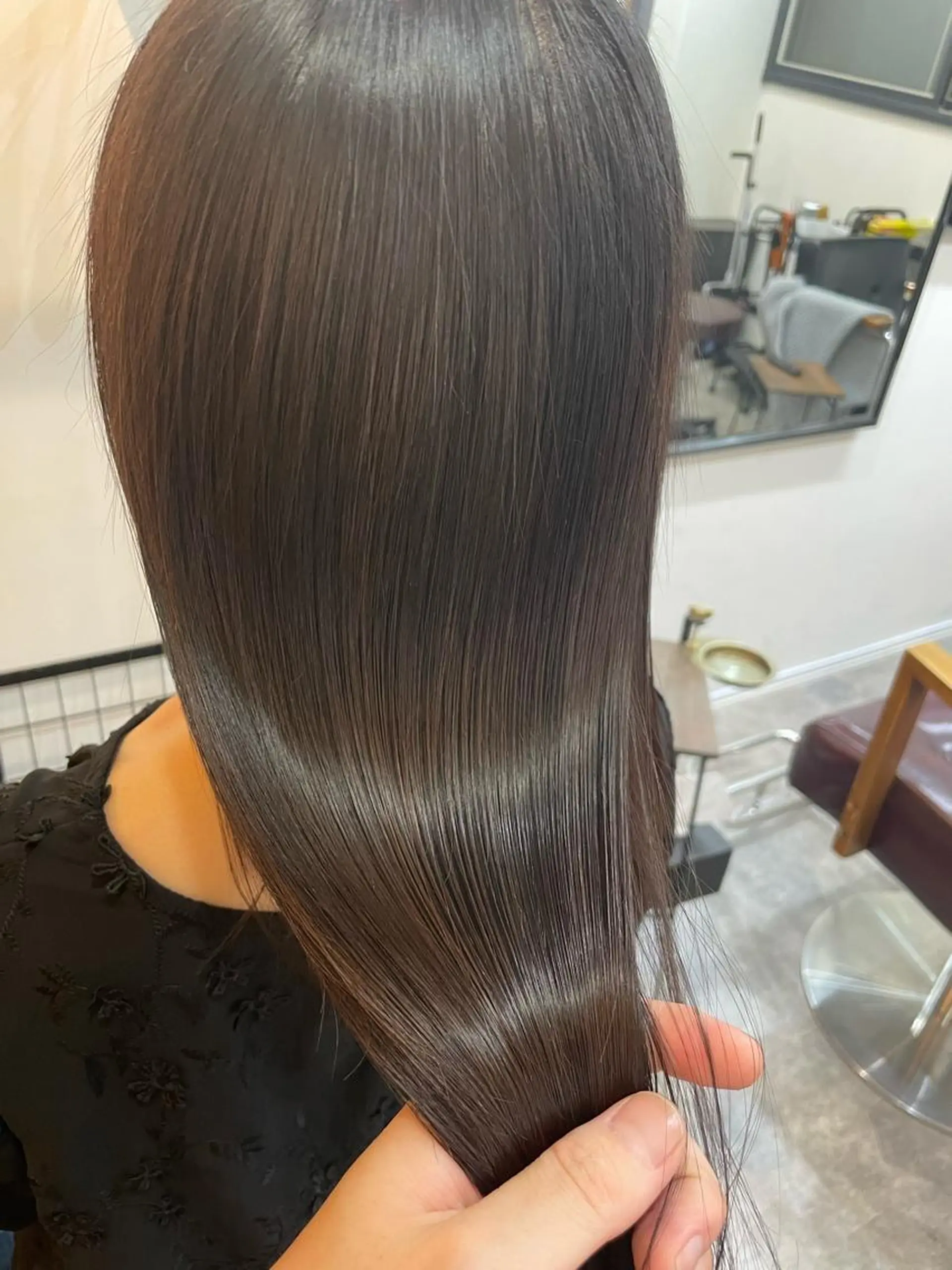 セミロング 髪質改善 トリートメント トリートメント 水素トリートメント／ 髪質改善/ナカノメのヘアスタイル