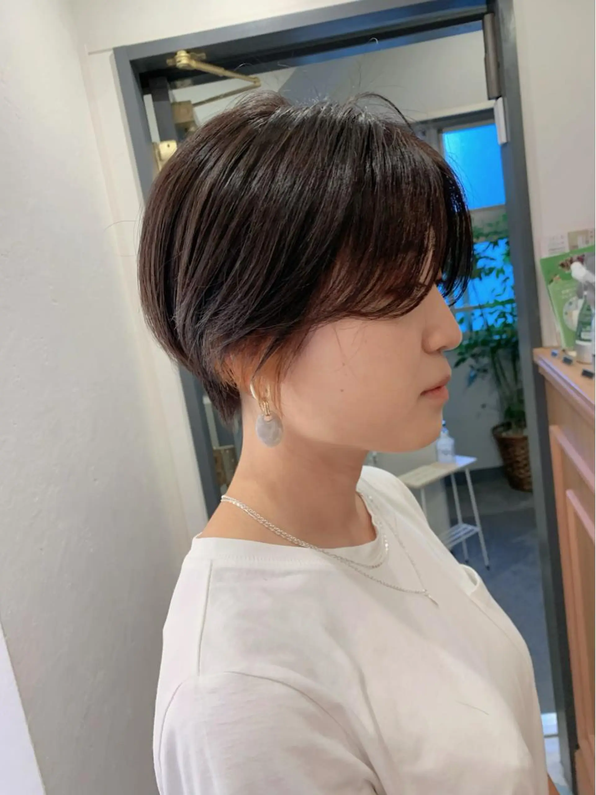 ショート ハイライト ショートヘア 小顔カット ショート/縮毛矯正 紺野紘三のヘアスタイル