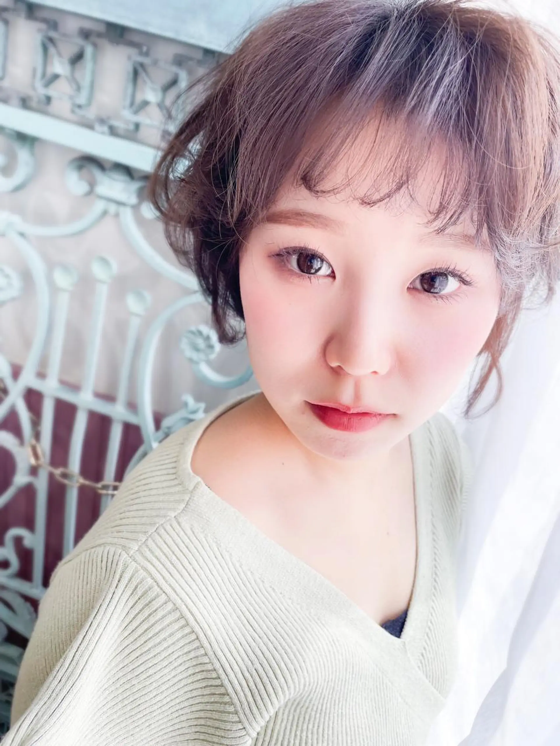 ショート カラー パーマ ヘアアレンジ メンズ 表参道Lise おおいしおりのヘアスタイル