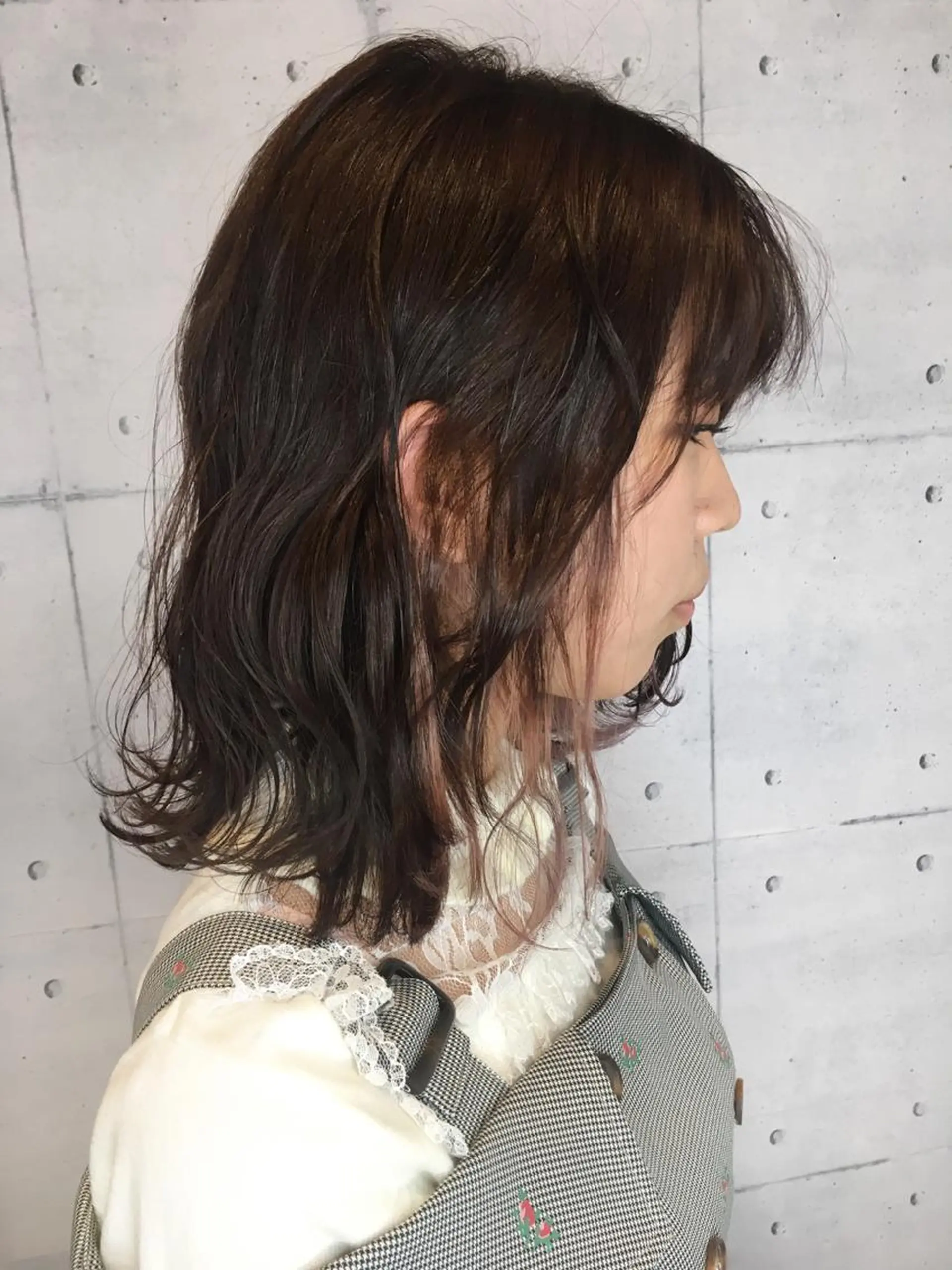 ミディアム カラー 韓・中華美女ヘア 🇰🇷×🇨🇳のヘアスタイル