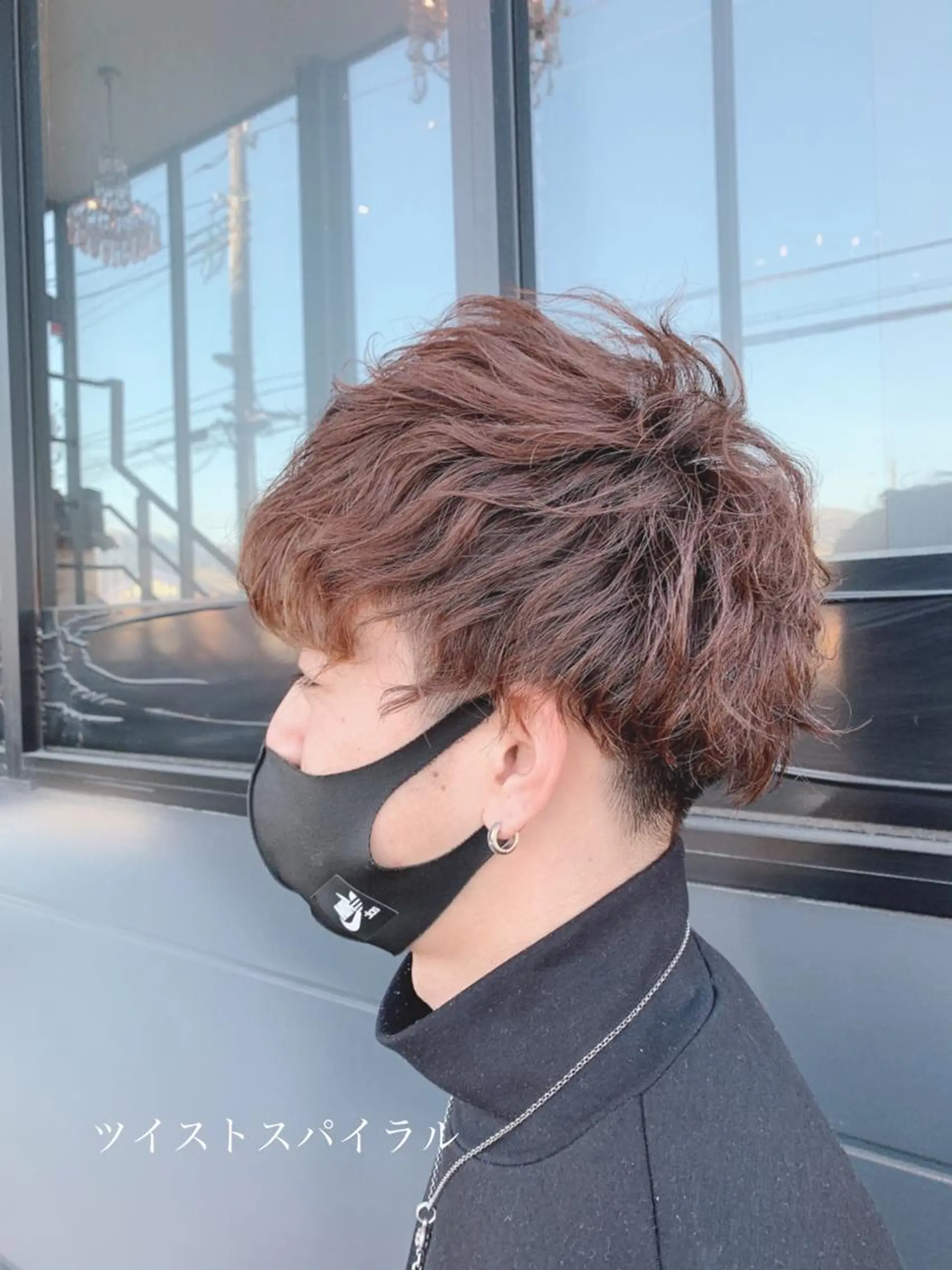 ショート カット パーマ タカハシ ヨシヒトのヘアスタイル