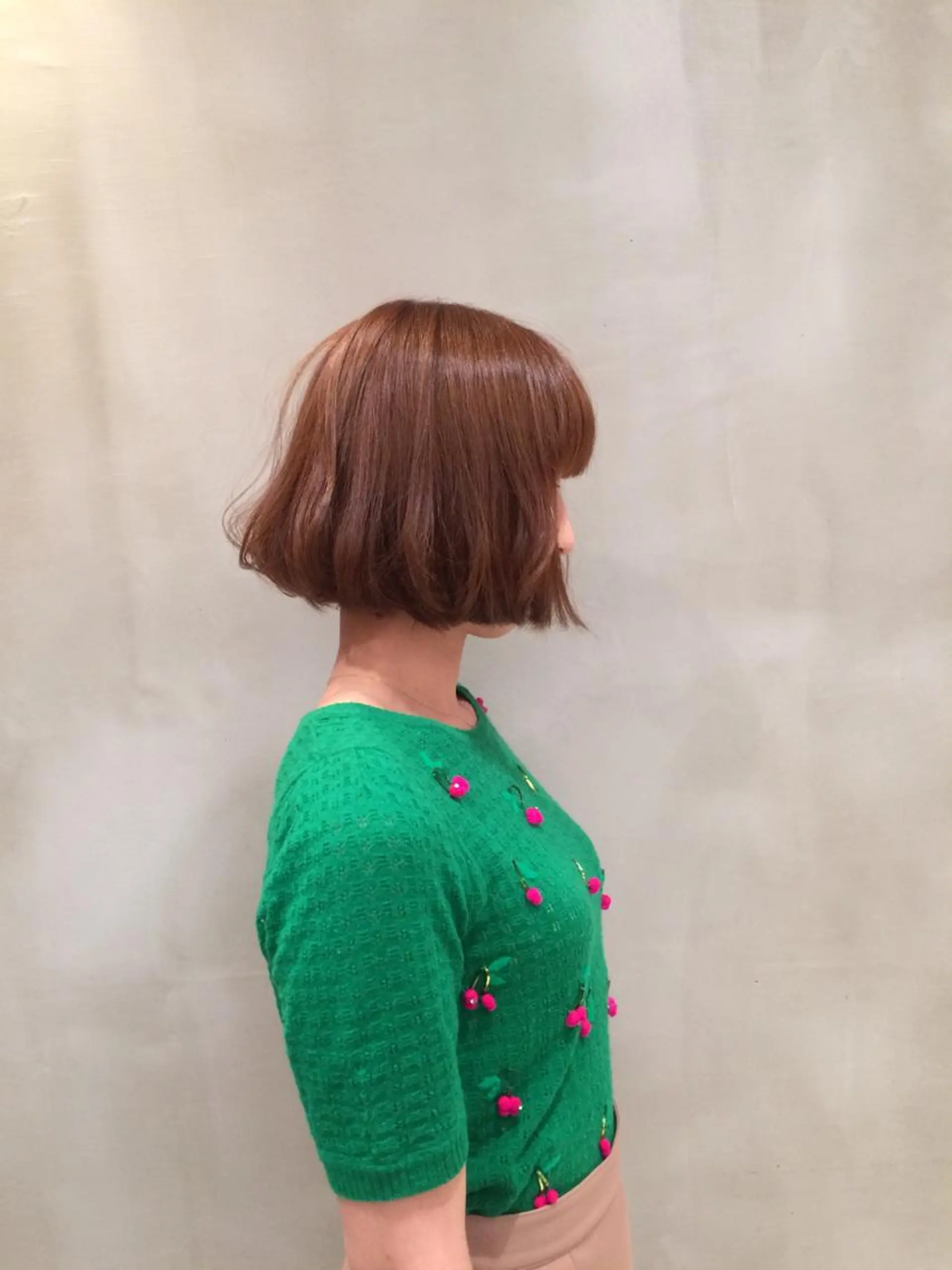 ショート カラー ボブ 加藤 泰輔のヘアスタイル