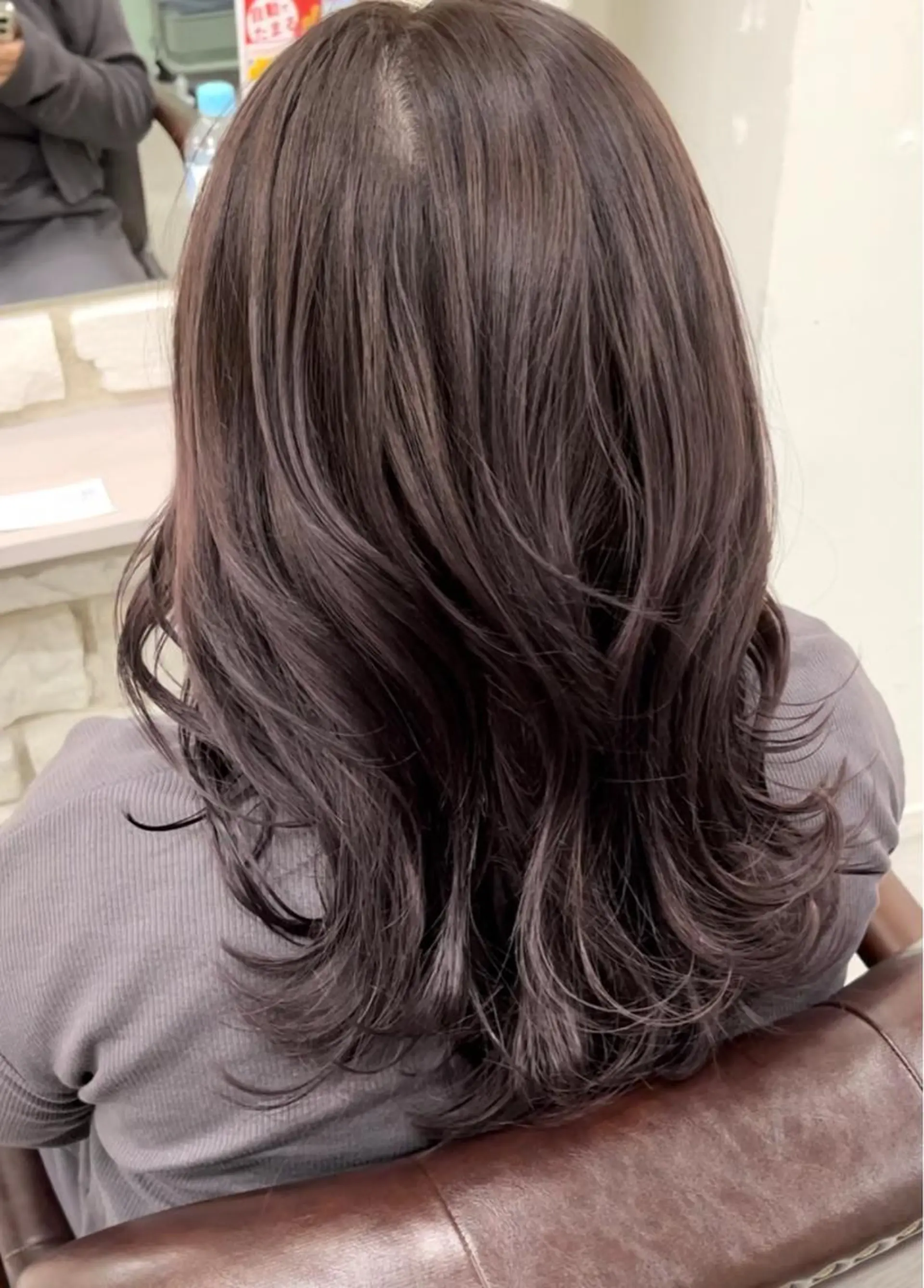 カラー ラベンダーカラー カット ヘアカラー トリートメント 巻ける髪質改善で美髪 にデザイン✨/よしみのヘアスタイル