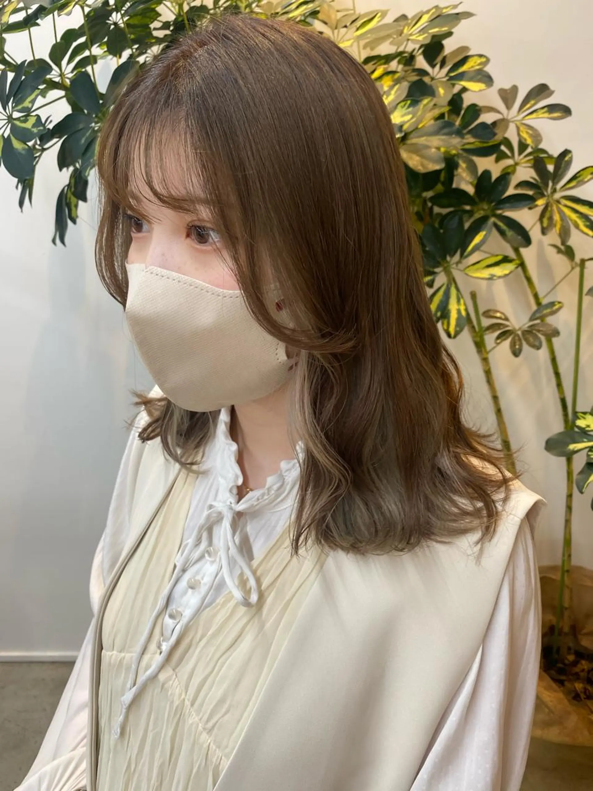 セミロング カラー 🌼ハイライト透明感 🌼maiのヘアスタイル