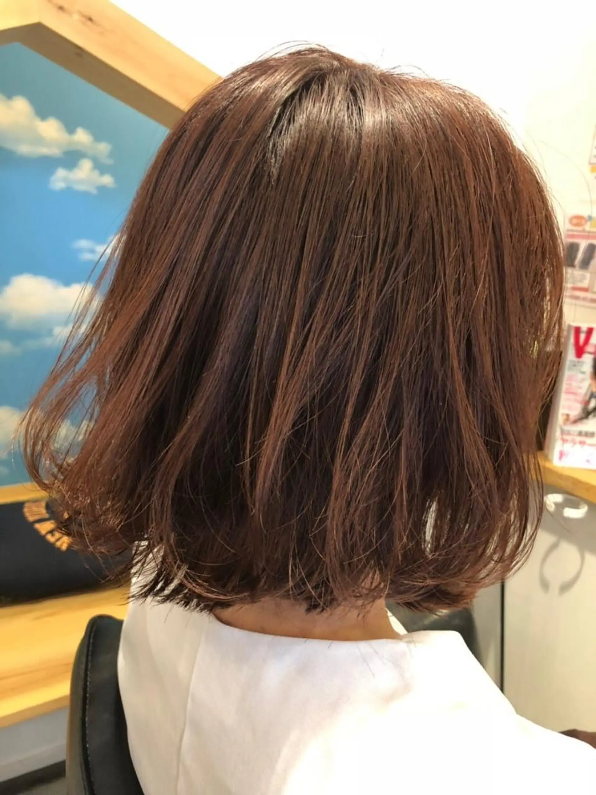 ミディアム カラー 髪質改善 十河　勇作のヘアスタイル