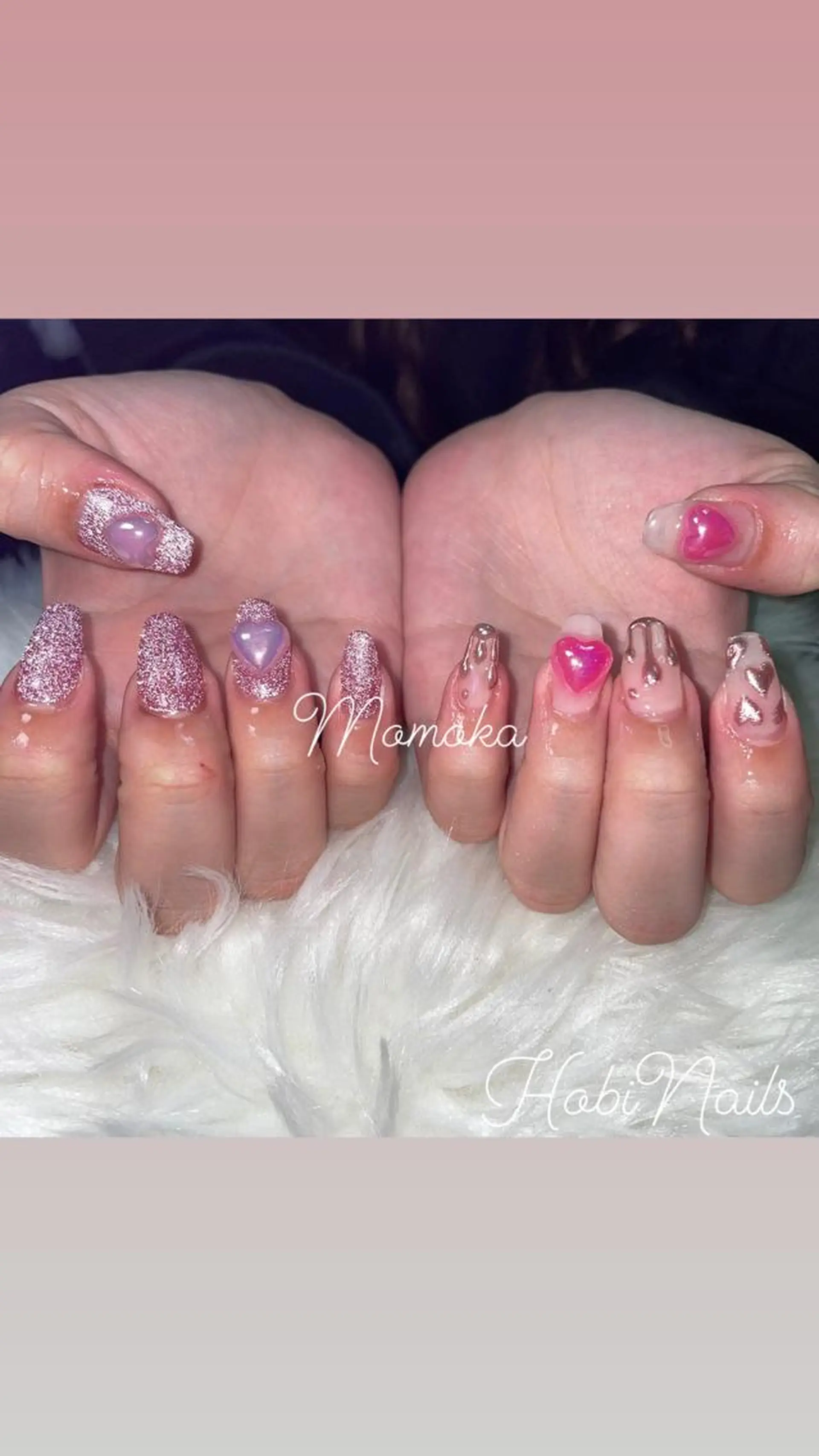 ネイル アートネイル ワンカラーネイル Momo nailsalonのネイルデザイン