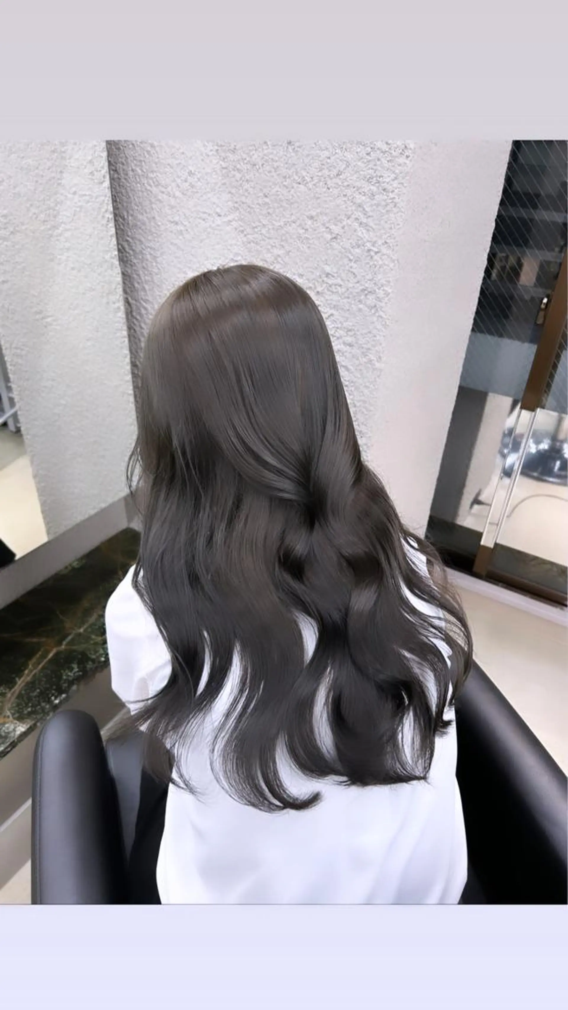 ロング カラー 透明感カラー 韓国風ヘア ヘアカラー トリートメント ヘアセット 渋谷/原宿♡PELE 縮毛矯正/ストレートのヘアスタイル